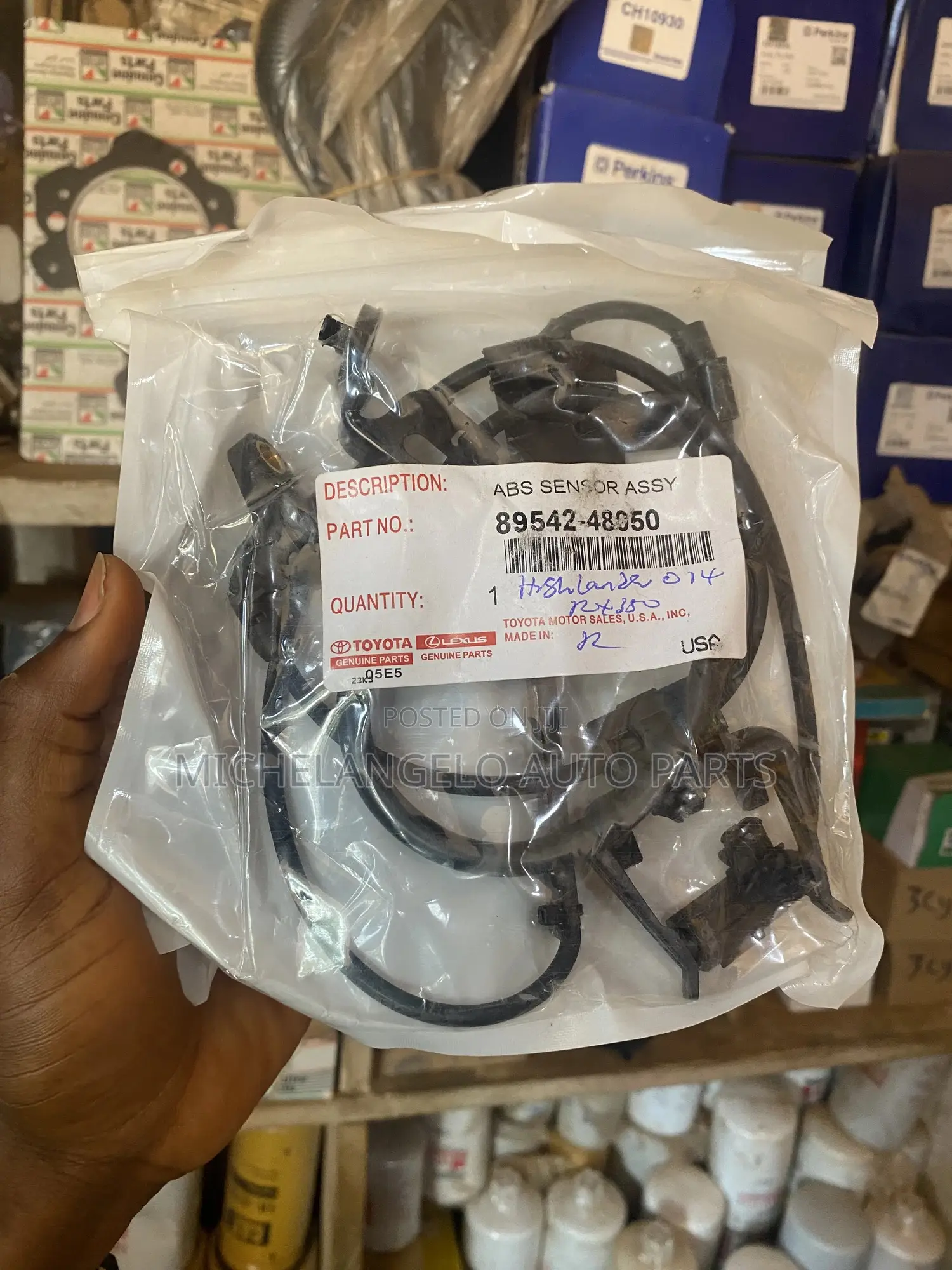 Front Speed Sensor Toyota Highlander 2010 - 2018