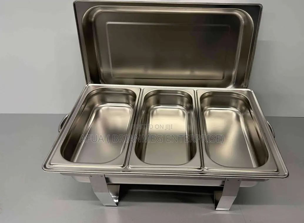 Chafing Dish (Gold and Silver With Compartments )