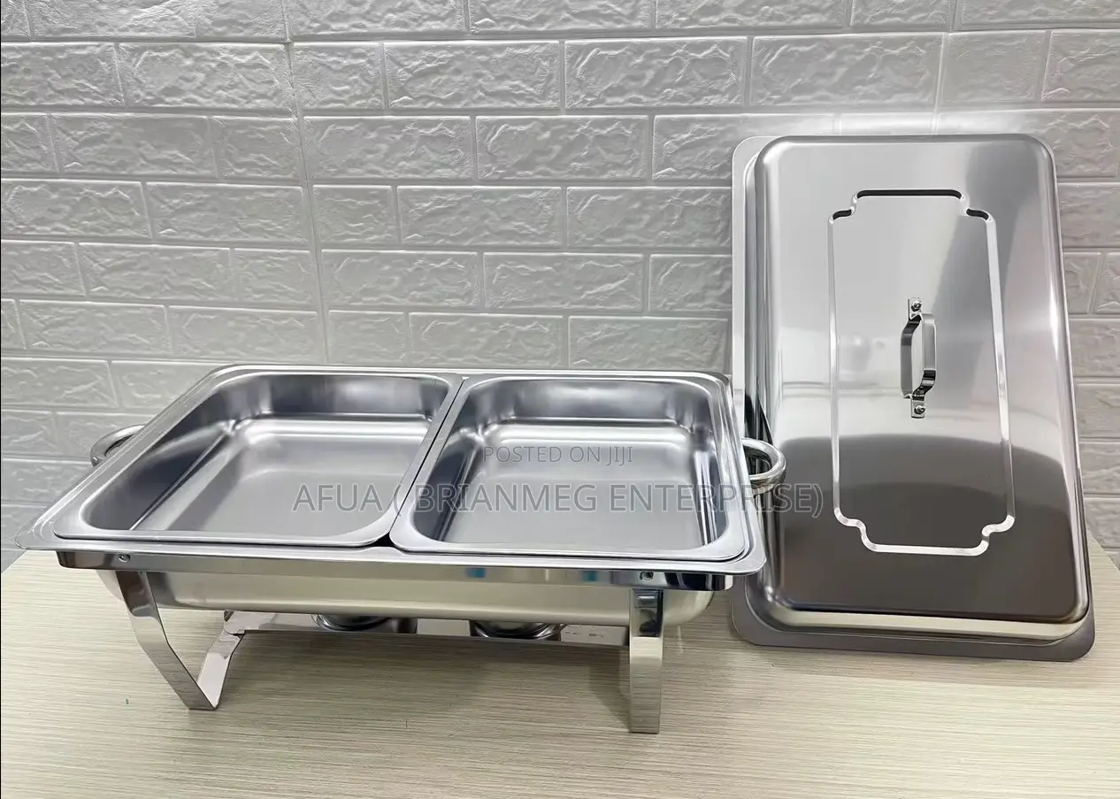 Chafing Dish (Gold and Silver With Compartments )