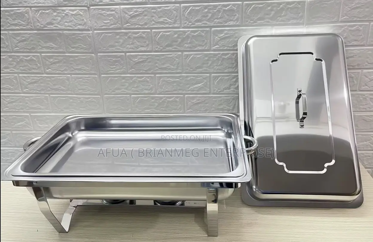 Chafing Dish (Gold and Silver With Compartments )