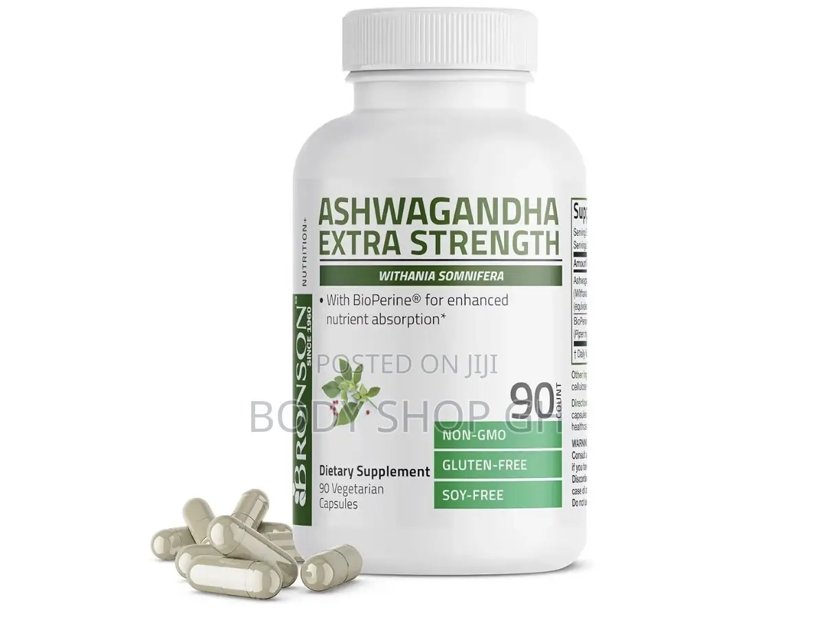 Bronson Ashwagandha Extra Strength Stress Mood Support - 90 Capsules