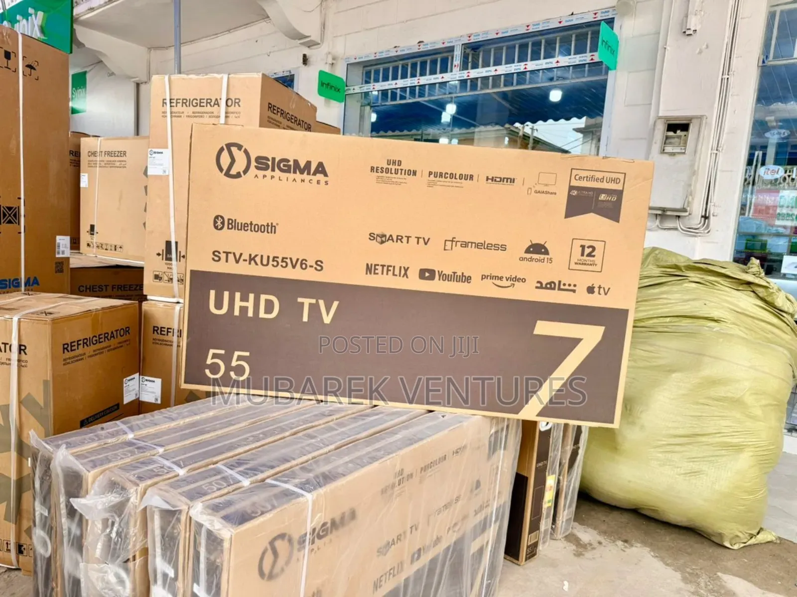 Sigma 55" Uhd Smart Android Tv