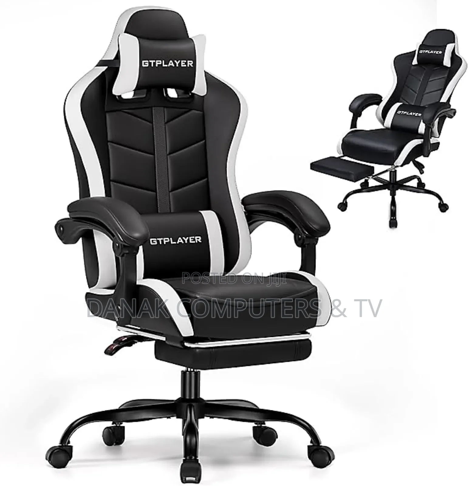 Gtplayer Gaming Chair (Black White)
