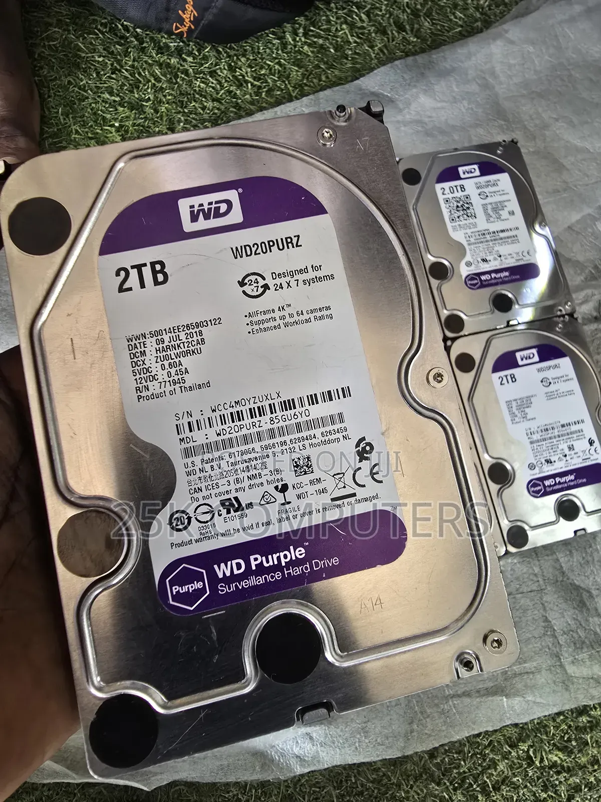 2tb Western Digital Surveillance Purple Drive
