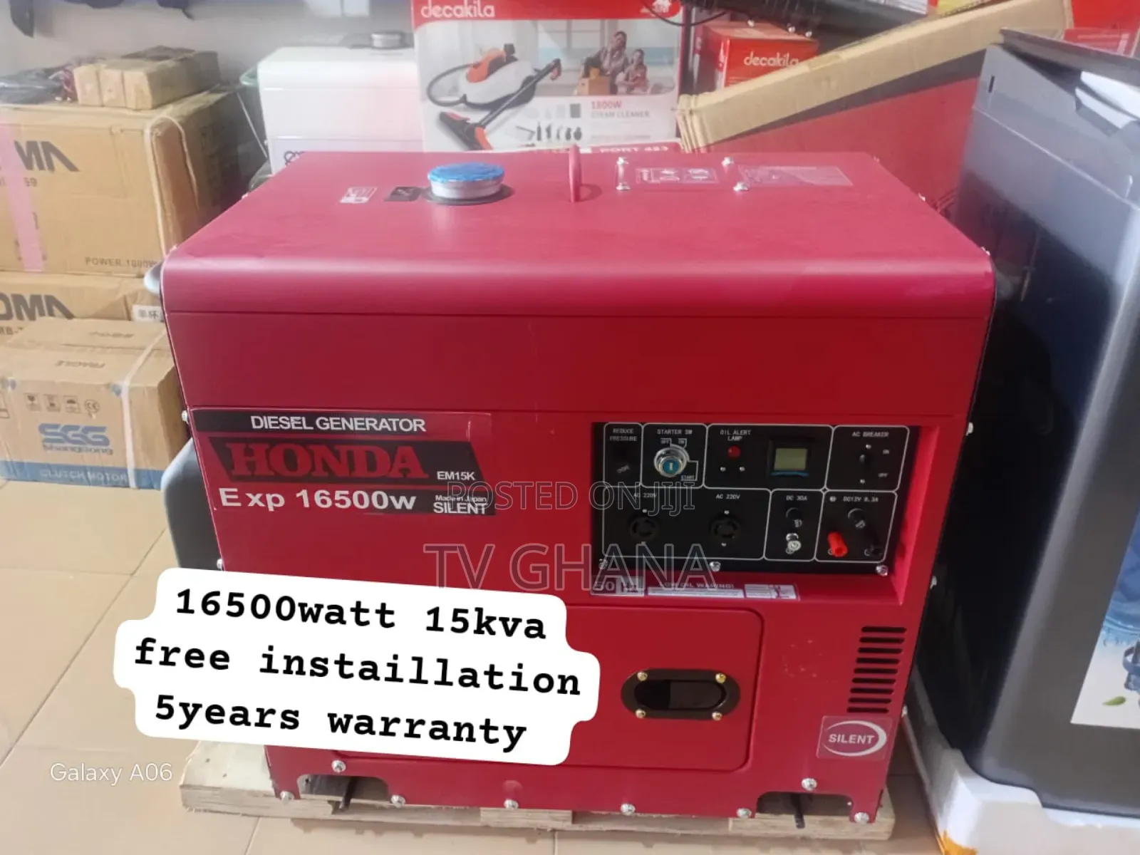 Honda 15kva Generator Powerful 16500w Heavy Duty15kva 16500qatt