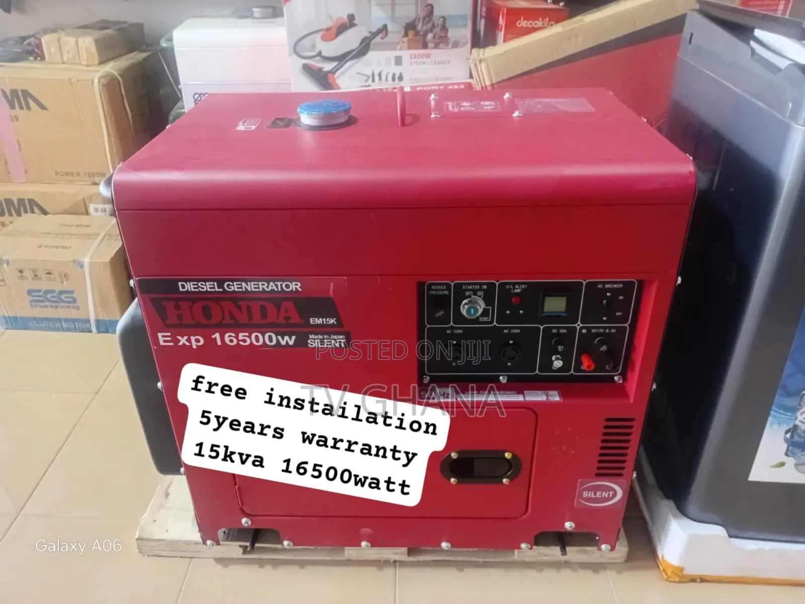 Honda Petrol Generator 15kva 16500w Rugged Strength16500 Wat