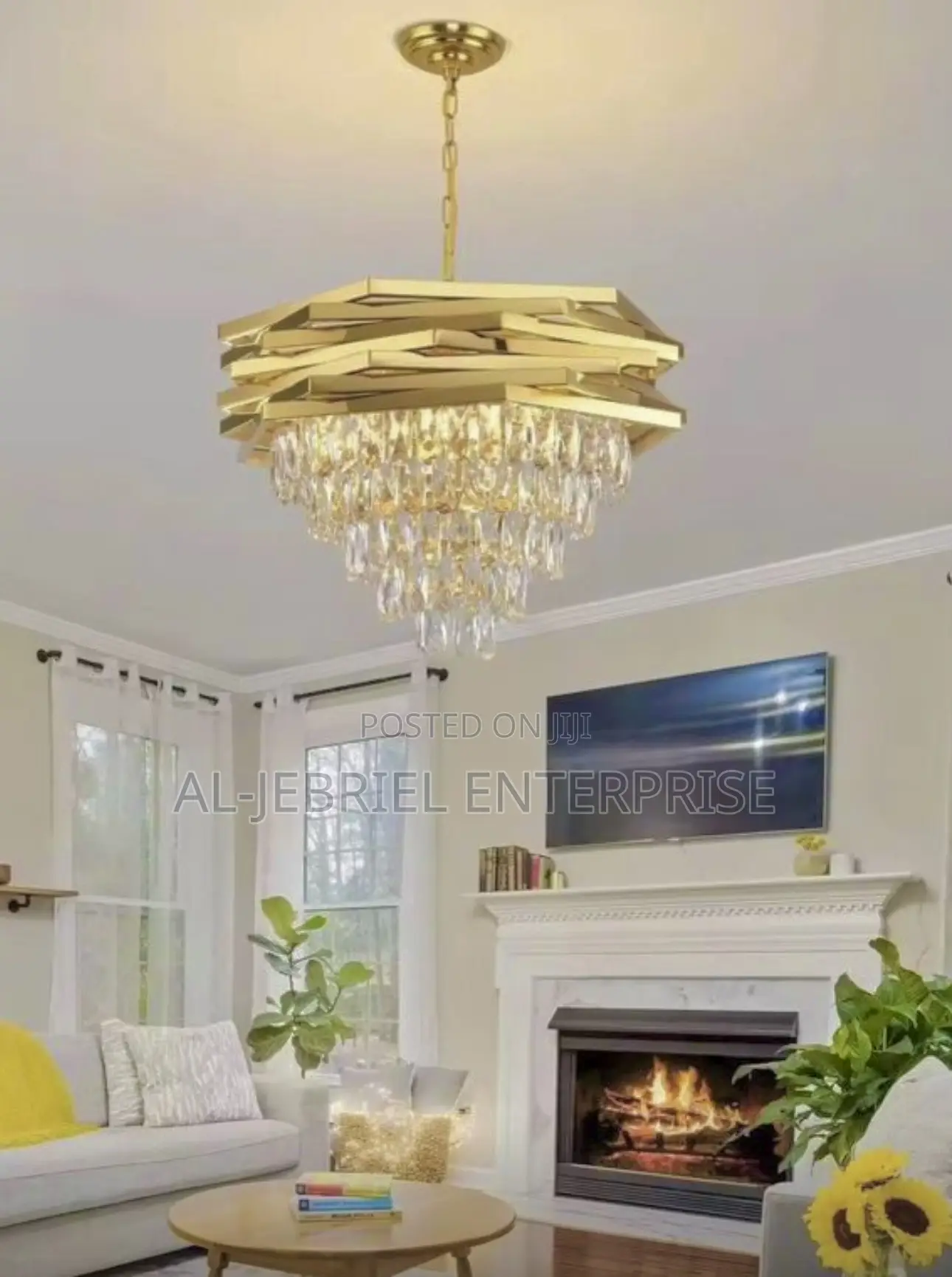 Crystal Golden Chandelier