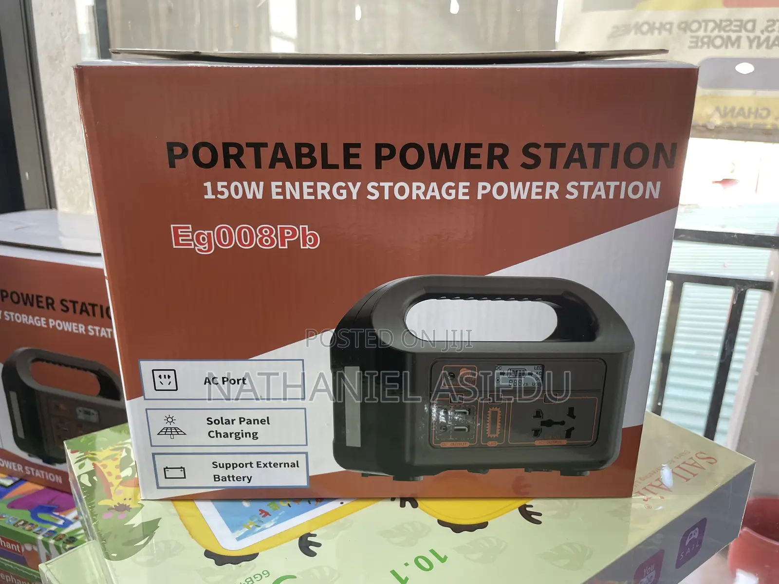 Enginstar Portable Power Station 150w 155wh Solar Generator