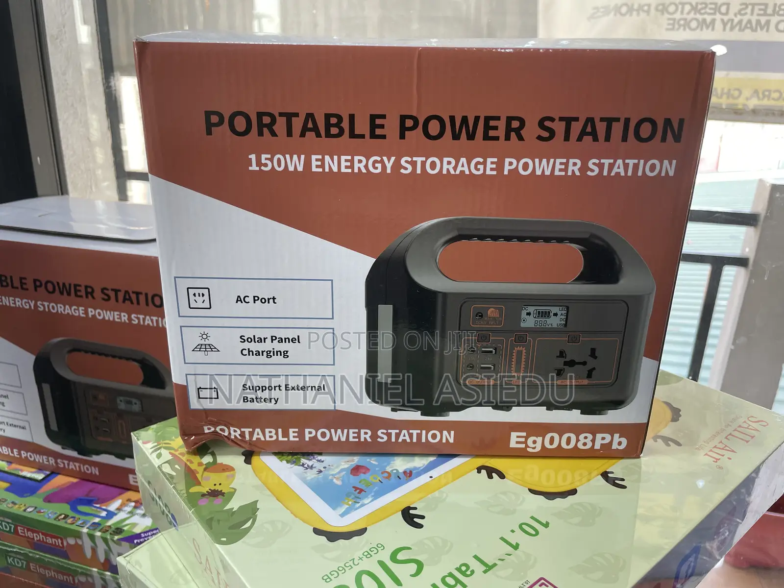 Enginstar Portable Power Station 150w 155wh Solar Generator