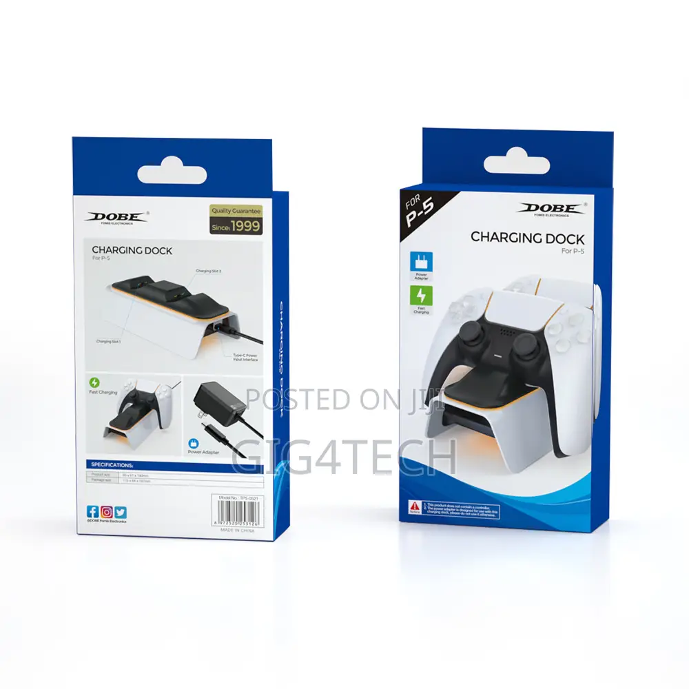 Dobe Tp5-0521b Ps5 Dual Charging Stand