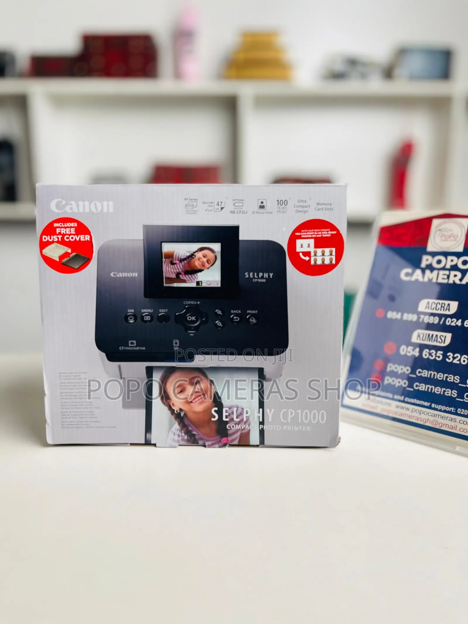 Canon Selphy Cp1000 Compact Photo Printer - White