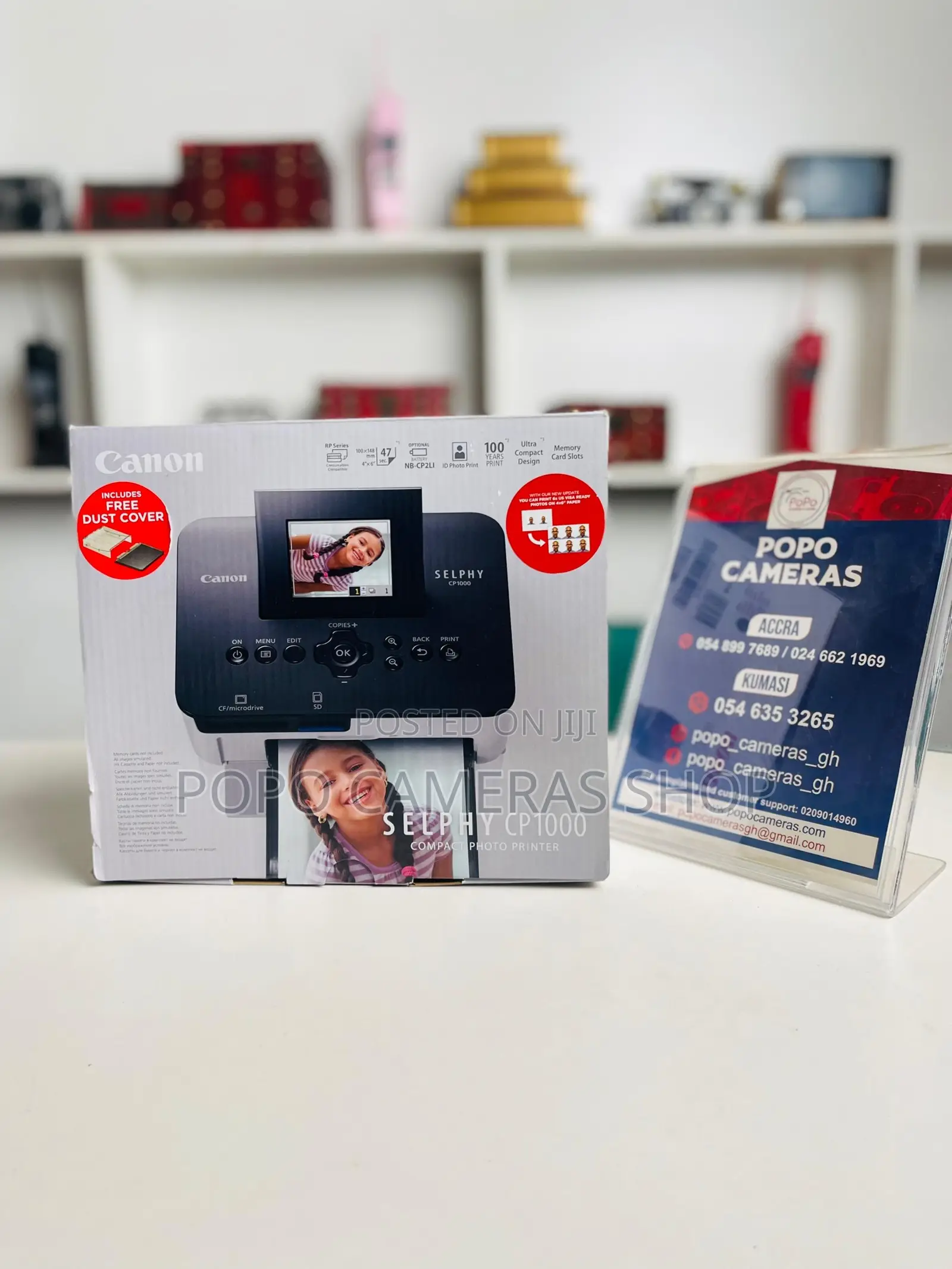 Canon Selphy Cp1000 Compact Photo Printer - White