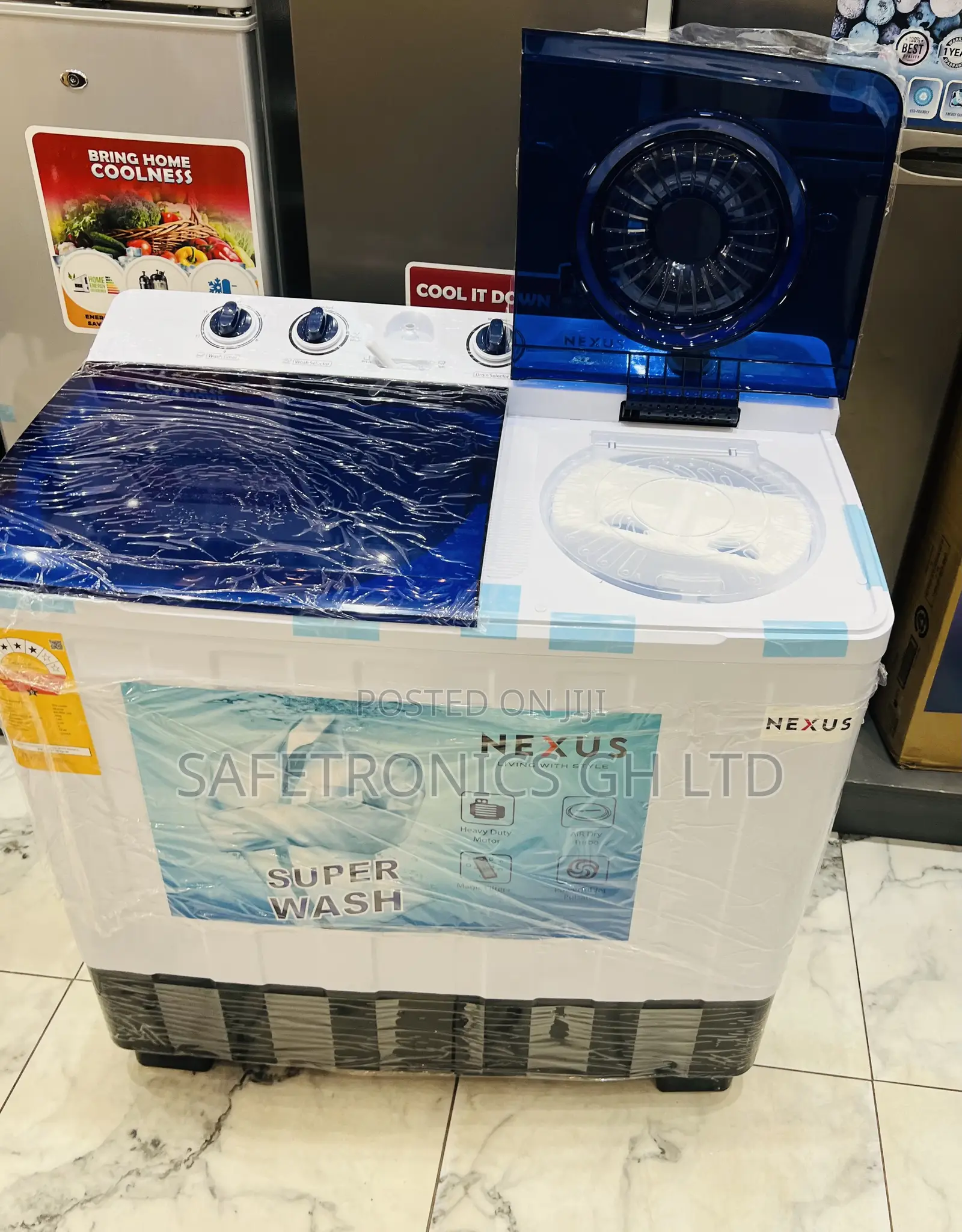 Top Tier New Semiautomatic Nexus 15kg Topload Washer