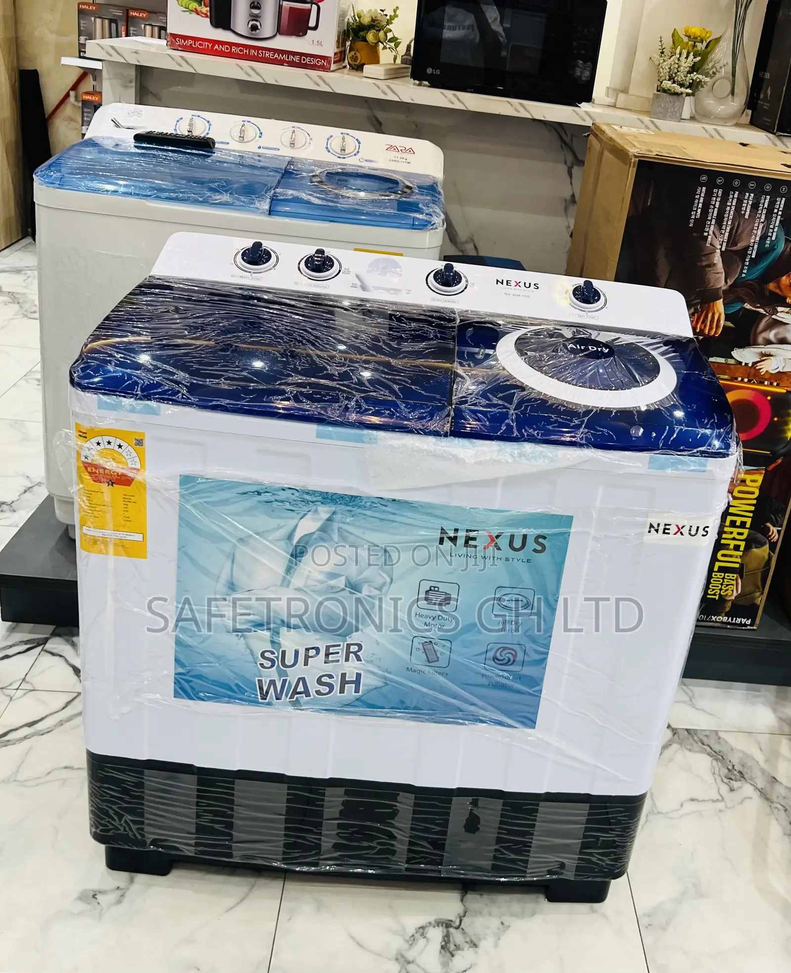 Newest Update Semiautomatic Nexus 15kg Topload Washingmachine