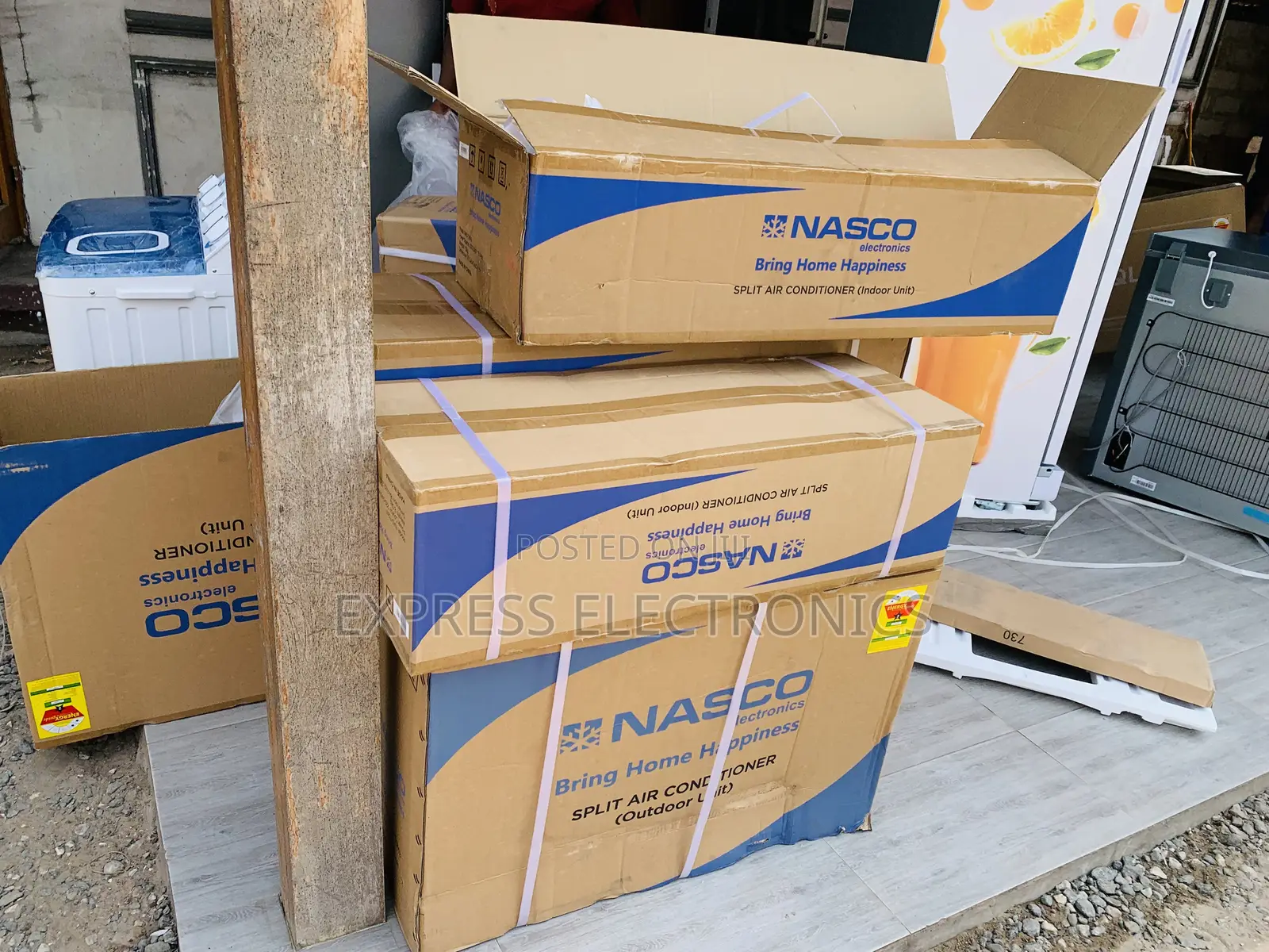 Available Now at Store Nasco 1.5hp Split R410 Gas Air Conditioner