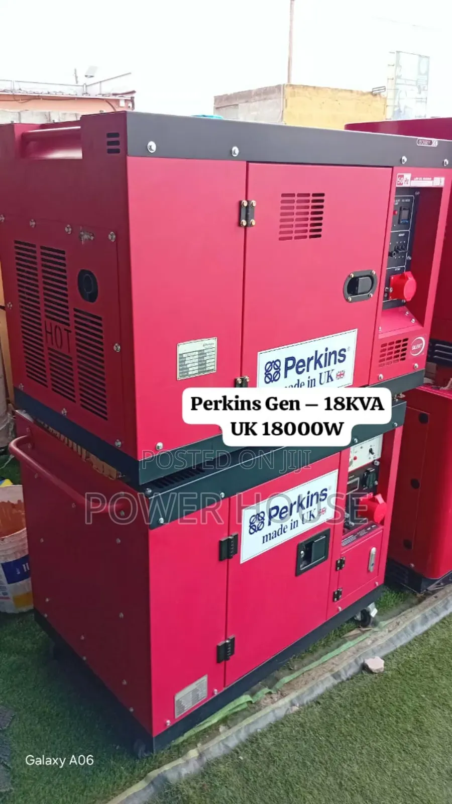 Heavy Duty Perkins 18kva Three Phase Diesel Generator Uk 18000w