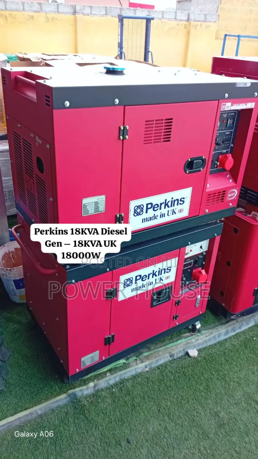 High Efficiency Perkins 18kva Three Phase Diesel Generator Uk 18000w