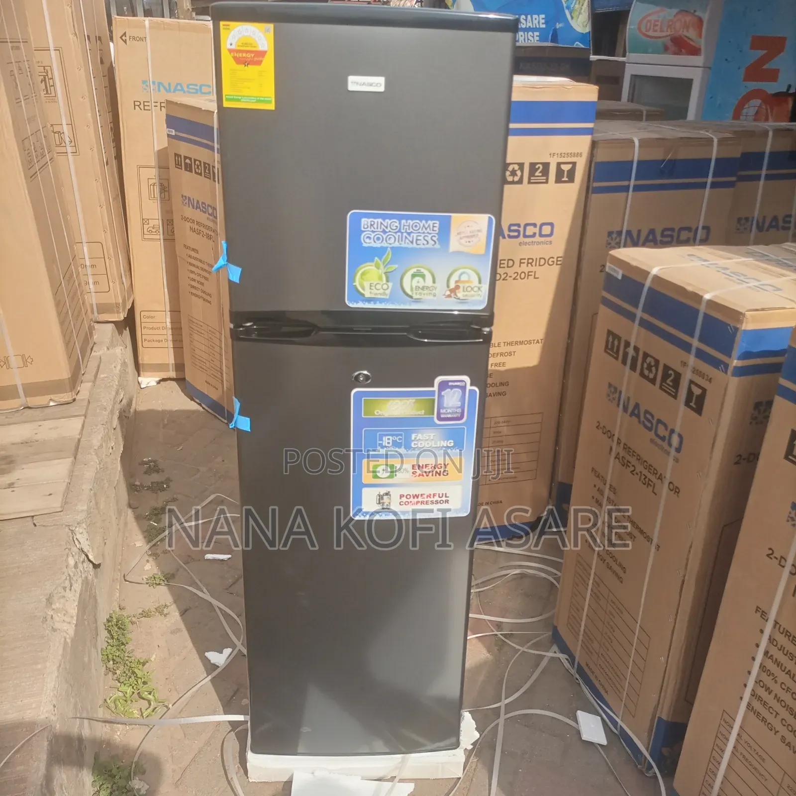 Nasco 165litres Top Freezer Refrigerator