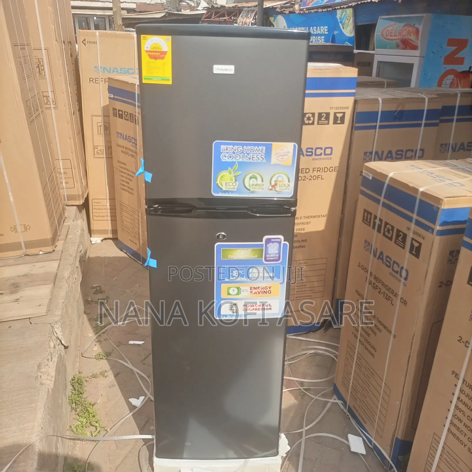 Nasco 165litres Top Freezer Refrigerator