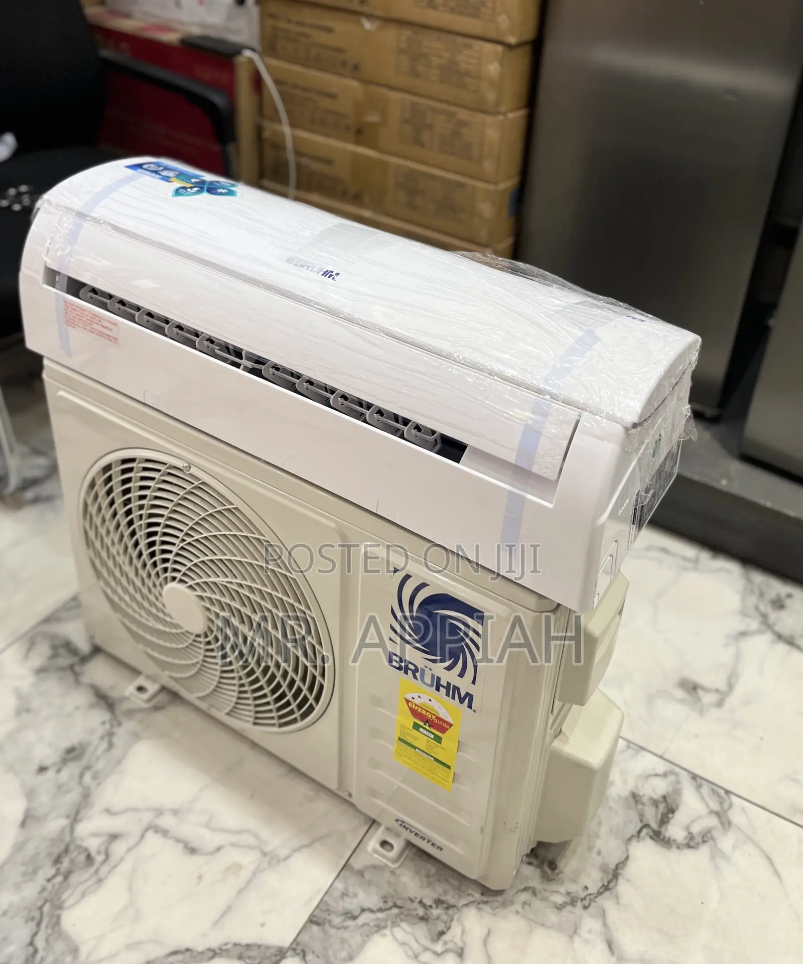 Order Bruhm 1.5hp Non Inverter Air Conditioner(White)R410 