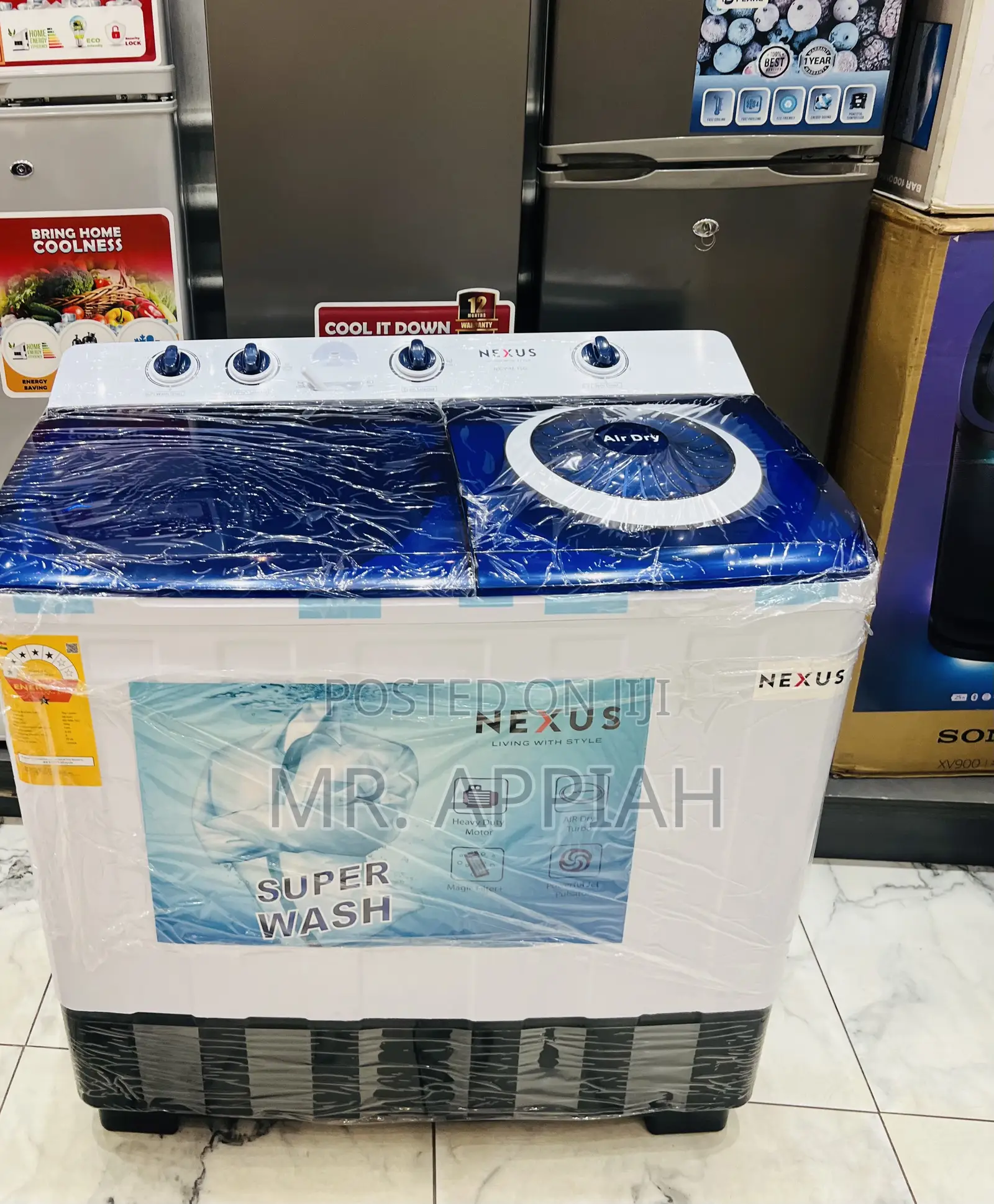 Classic Nexus 15kg Spin Dry Washing Machine(Semi-Auto)