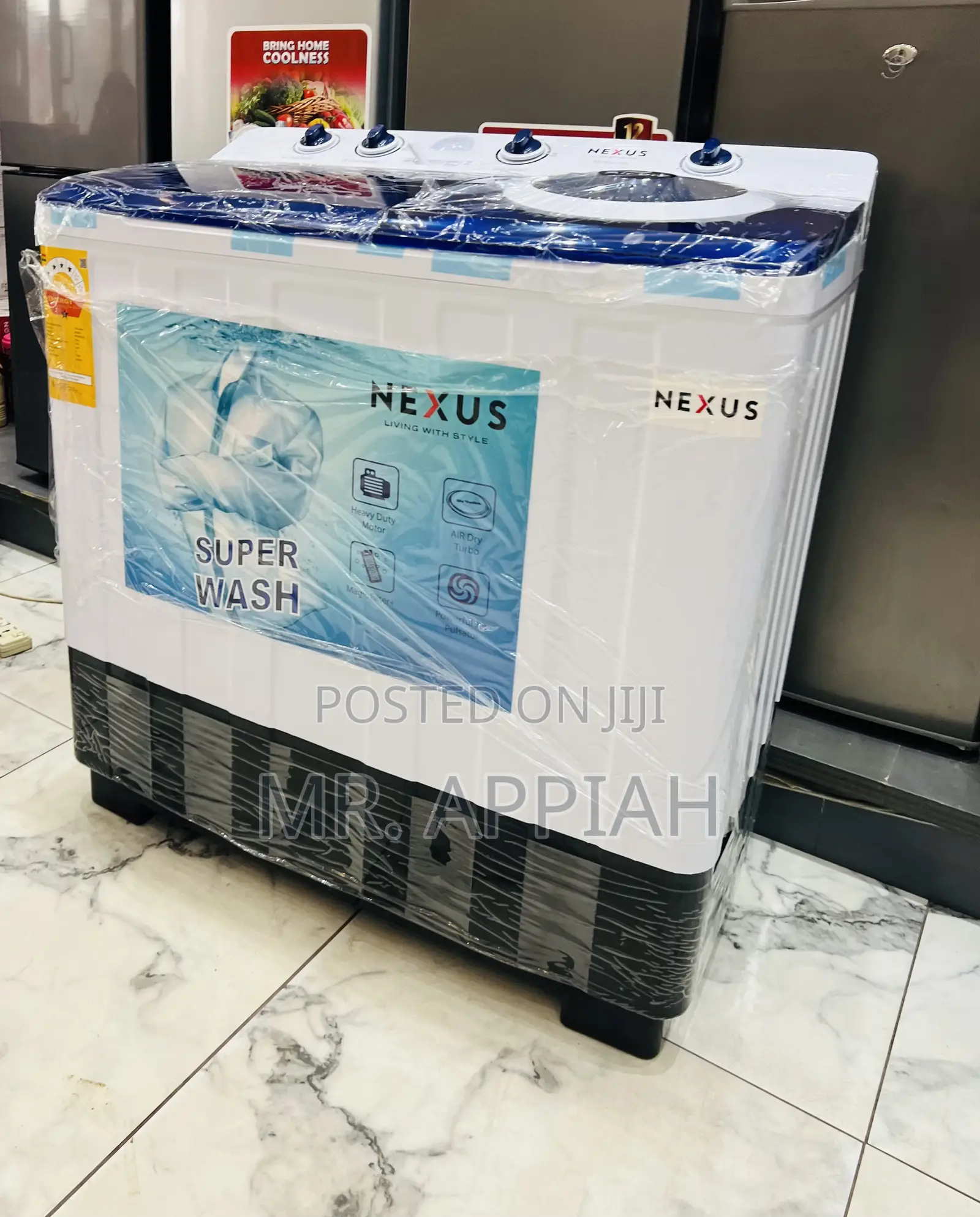Brand New Nexus 15kg Twin Tub Semi-Auto Washing Machine