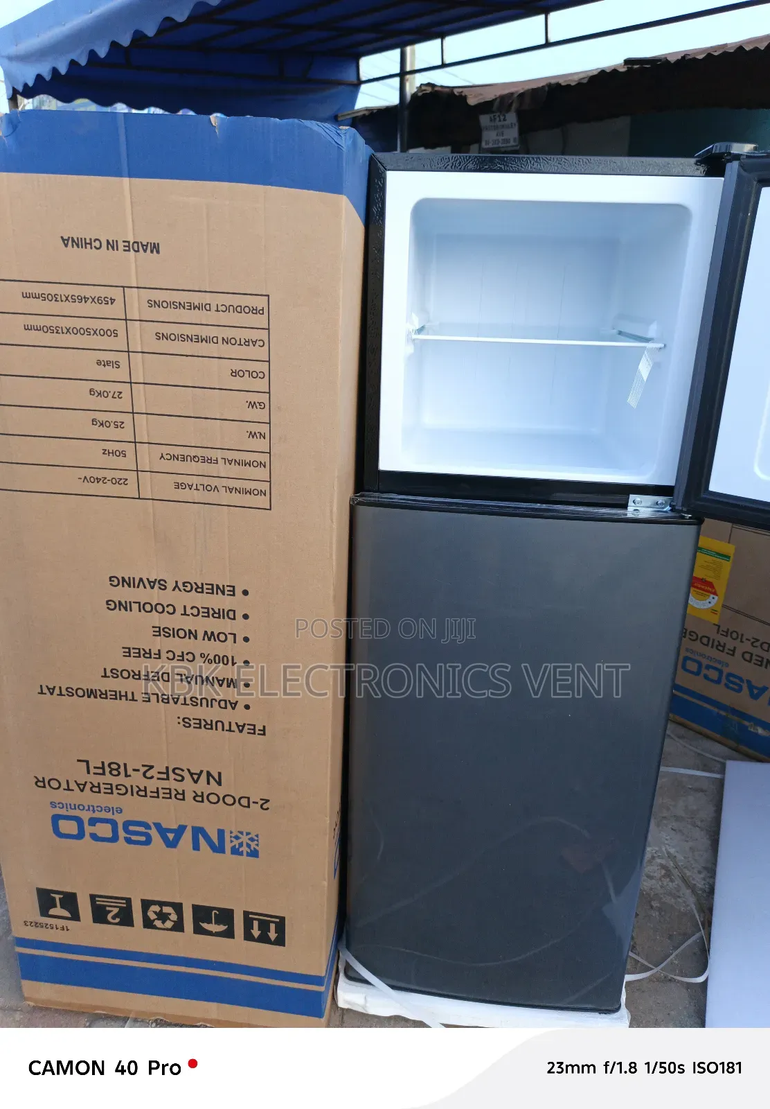 Nasco Fridge Nasf218fl(158liter) Double Door Refrigerator