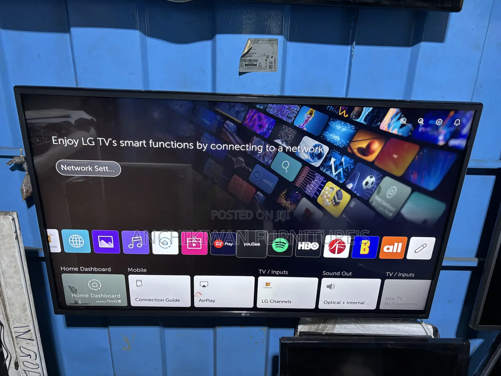 Lg Dashboard Webos 43 Inch Smart,Bluetooth,Digital Satellite Tv