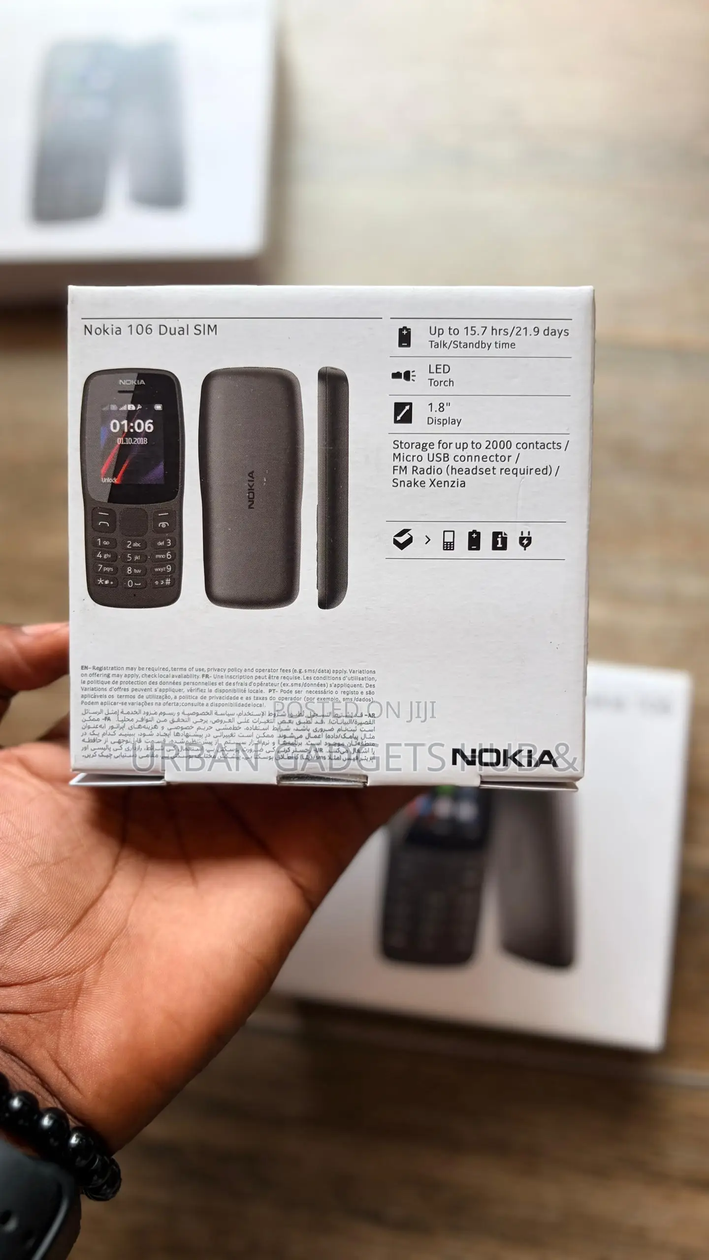 New Nokia 106 Black