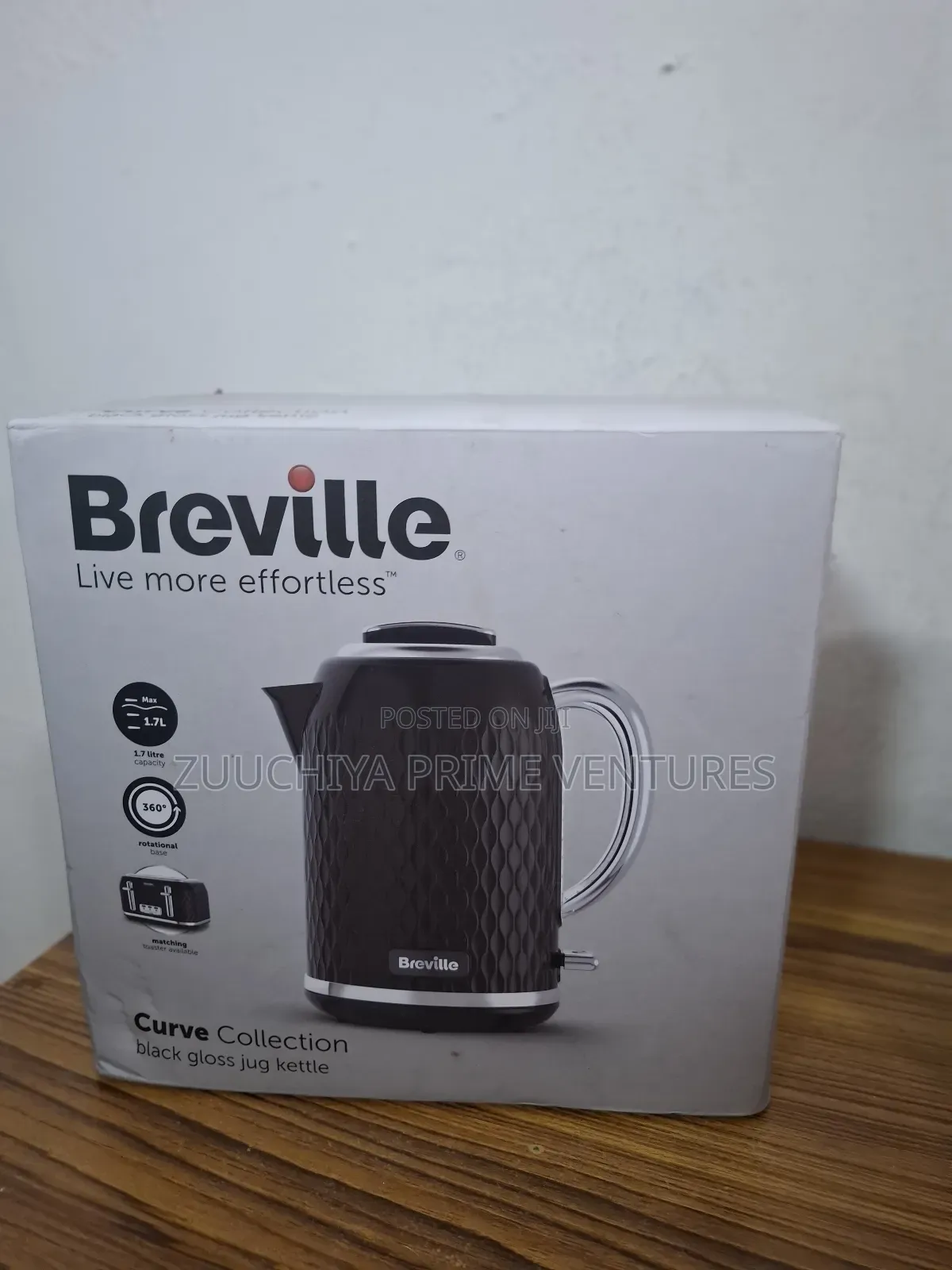 Breville Black Gloss Jug Kettle From Uk
