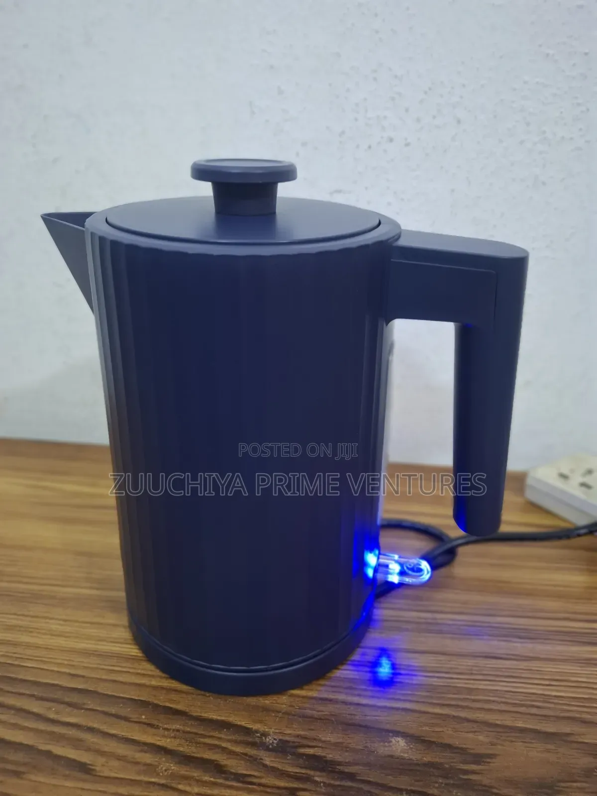 George Home Ribbed Blue Fast Boil Kettle From Uk