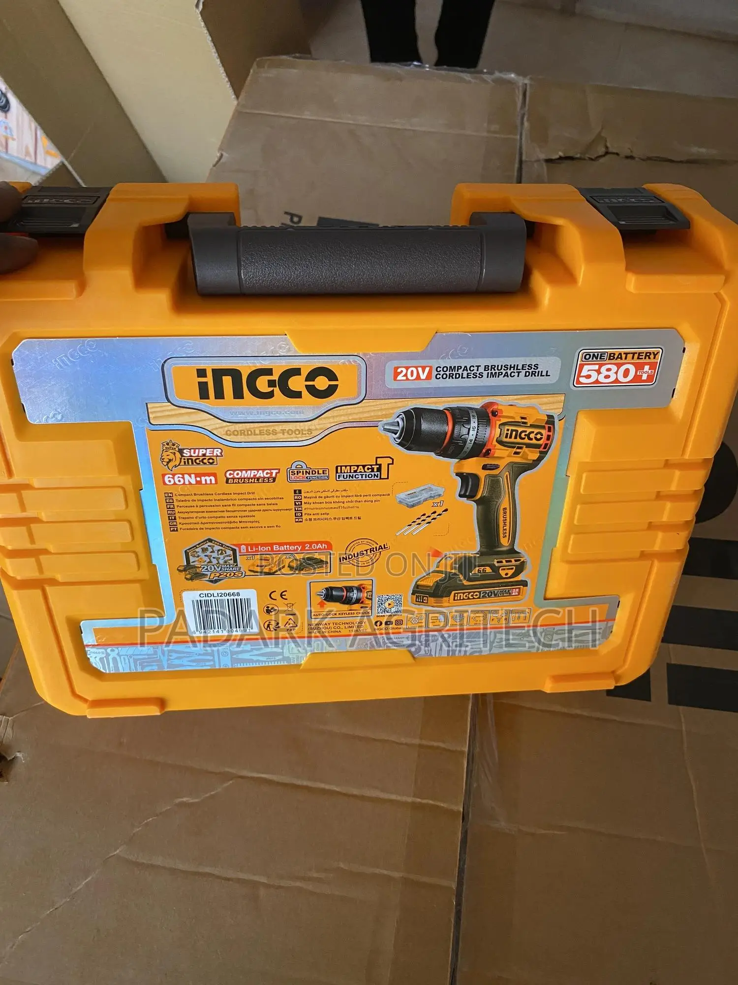 Ingco 20v Brushless Cordless Drill