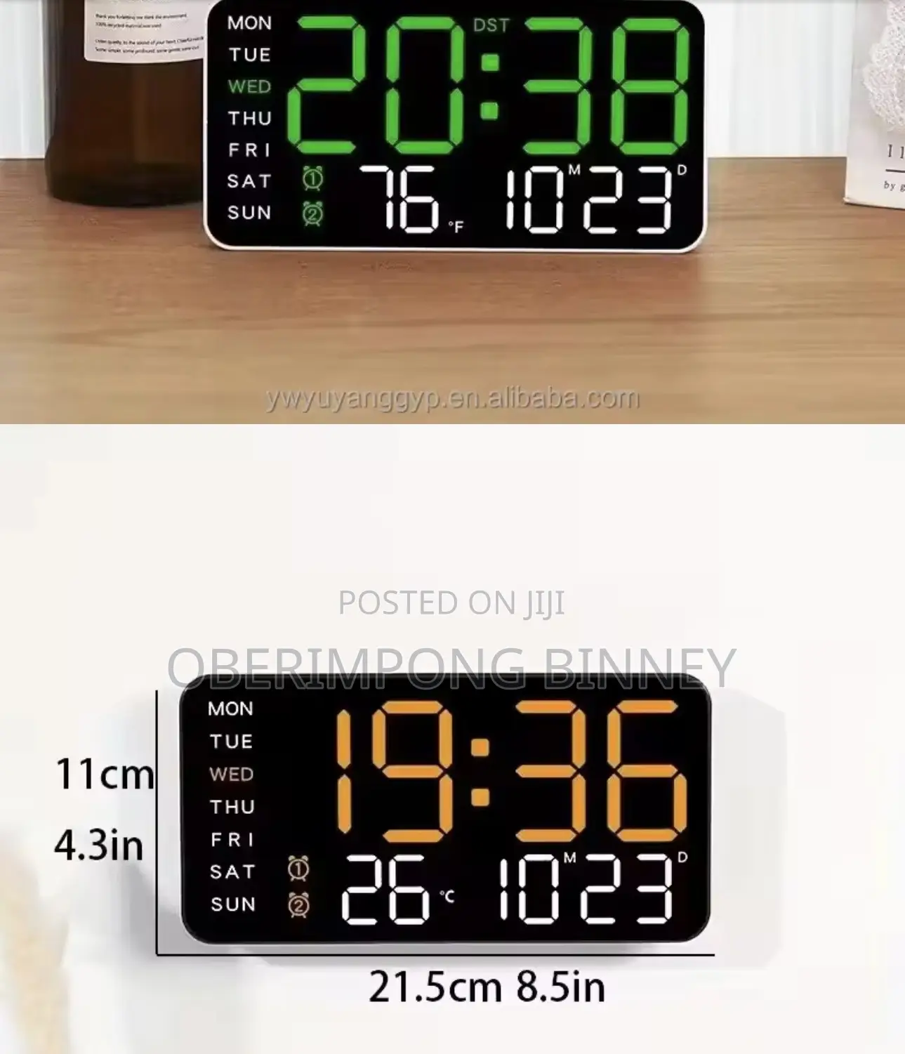 Digital Wall Clock