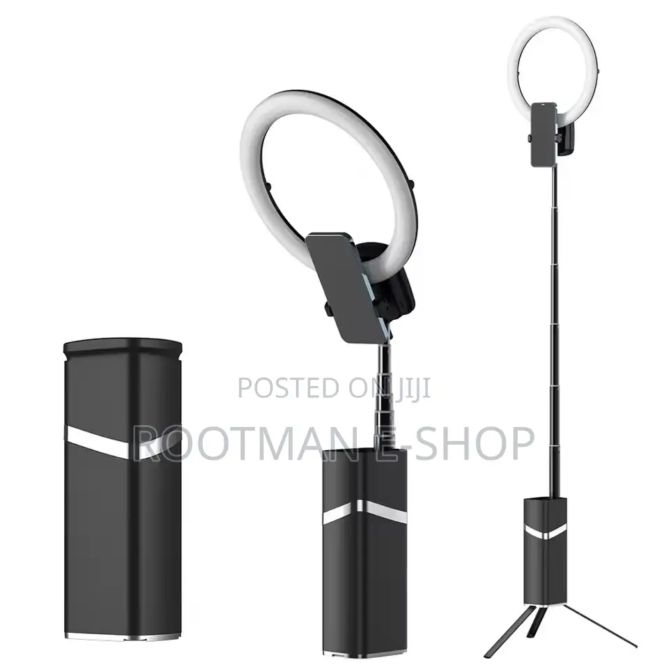 Led Ring Light With Tripod, 10 Inch Ring Light, Wireless - Foldable