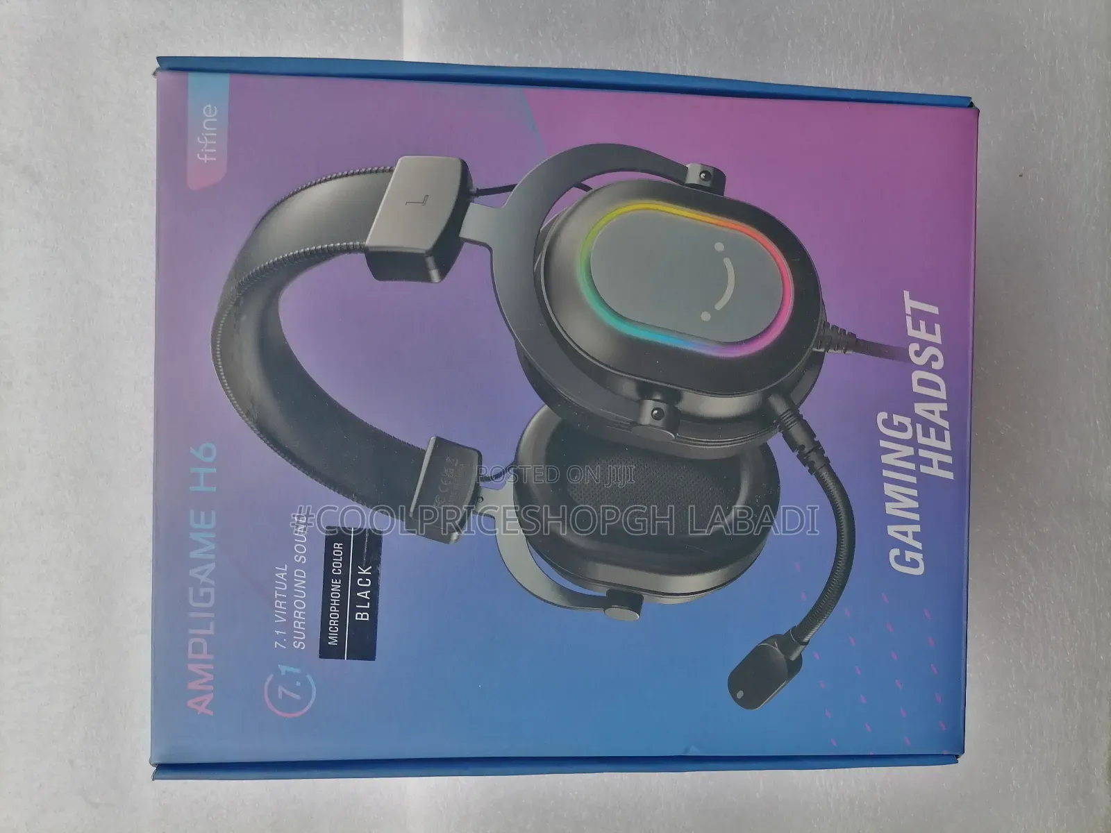 Fifine Ampligame H6 Usb Gaming Headset With RGB