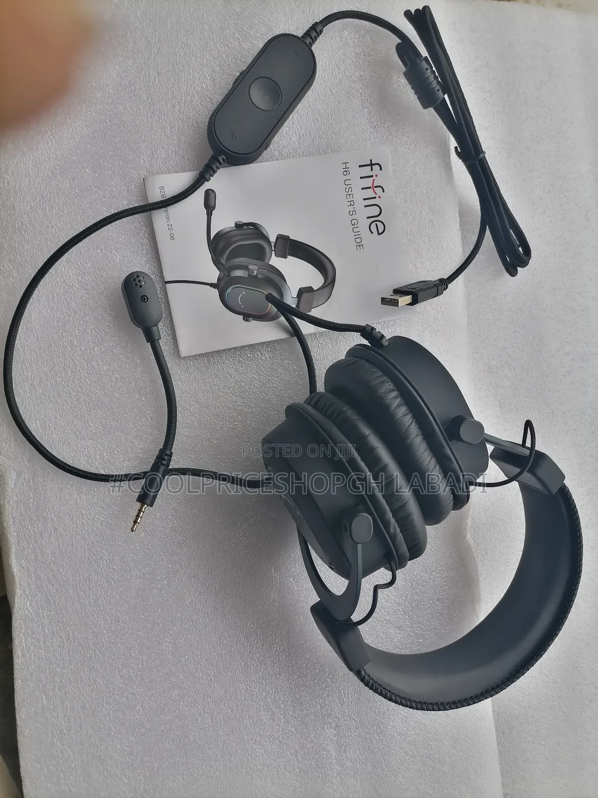 Fifine Ampligame H6 Usb Gaming Headset With RGB