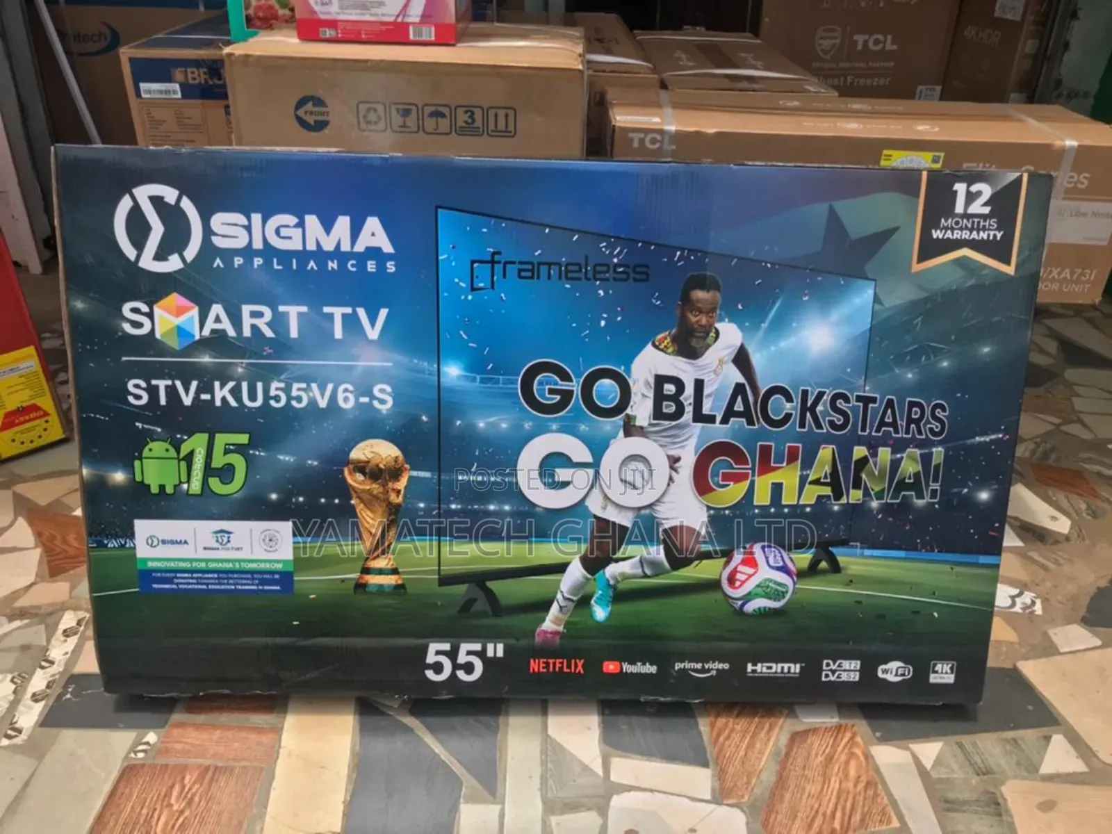Sigma 55inch Uhd Smart Tv