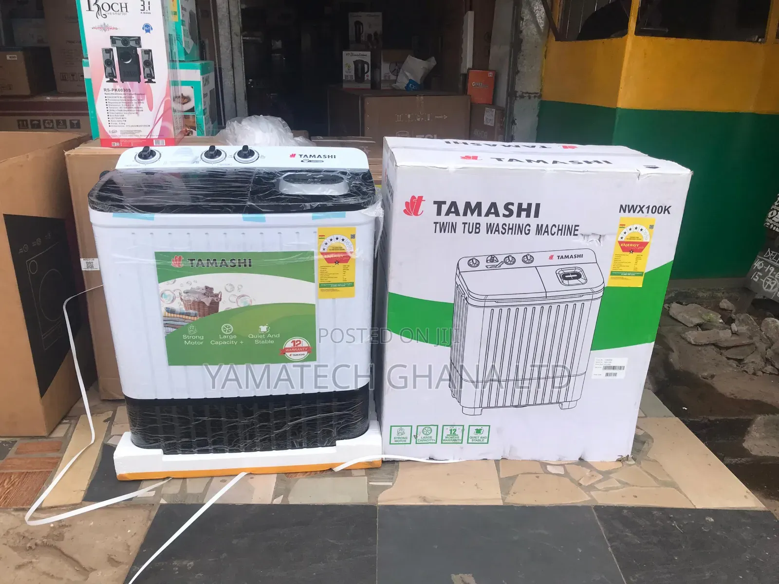 Quality Original Tamashi 10kg Twin Tub Semi-Automatic Washing Machine