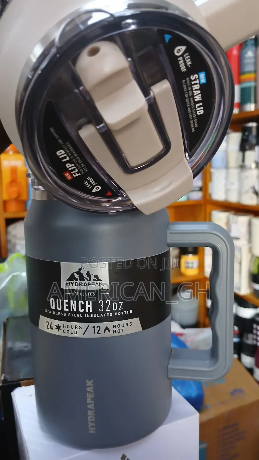 Hydrapeak 32oz Stainless Steel Tumbler, 12hrs Hot