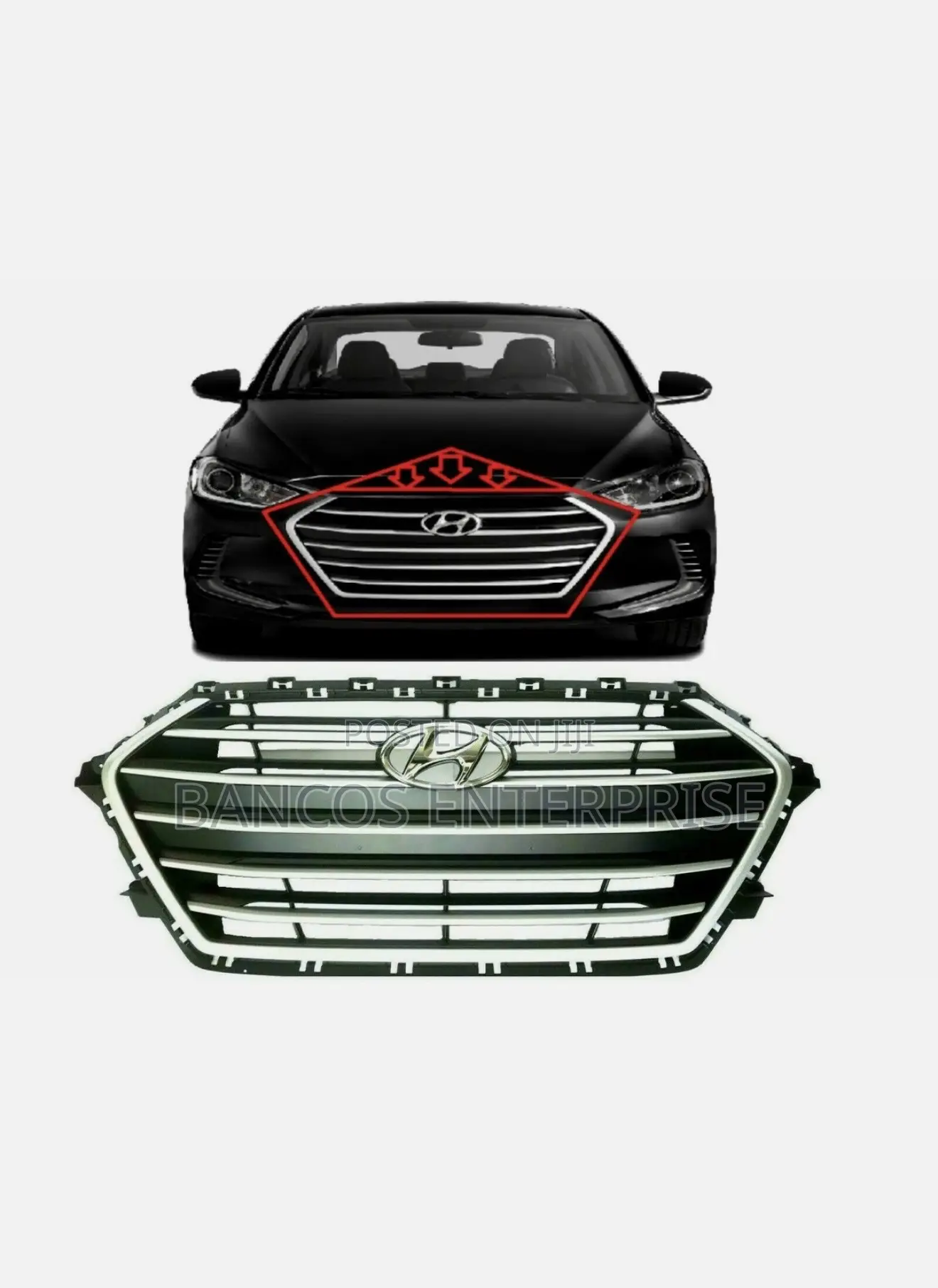 Hyundai Elantra 2017-2018 Front Grille