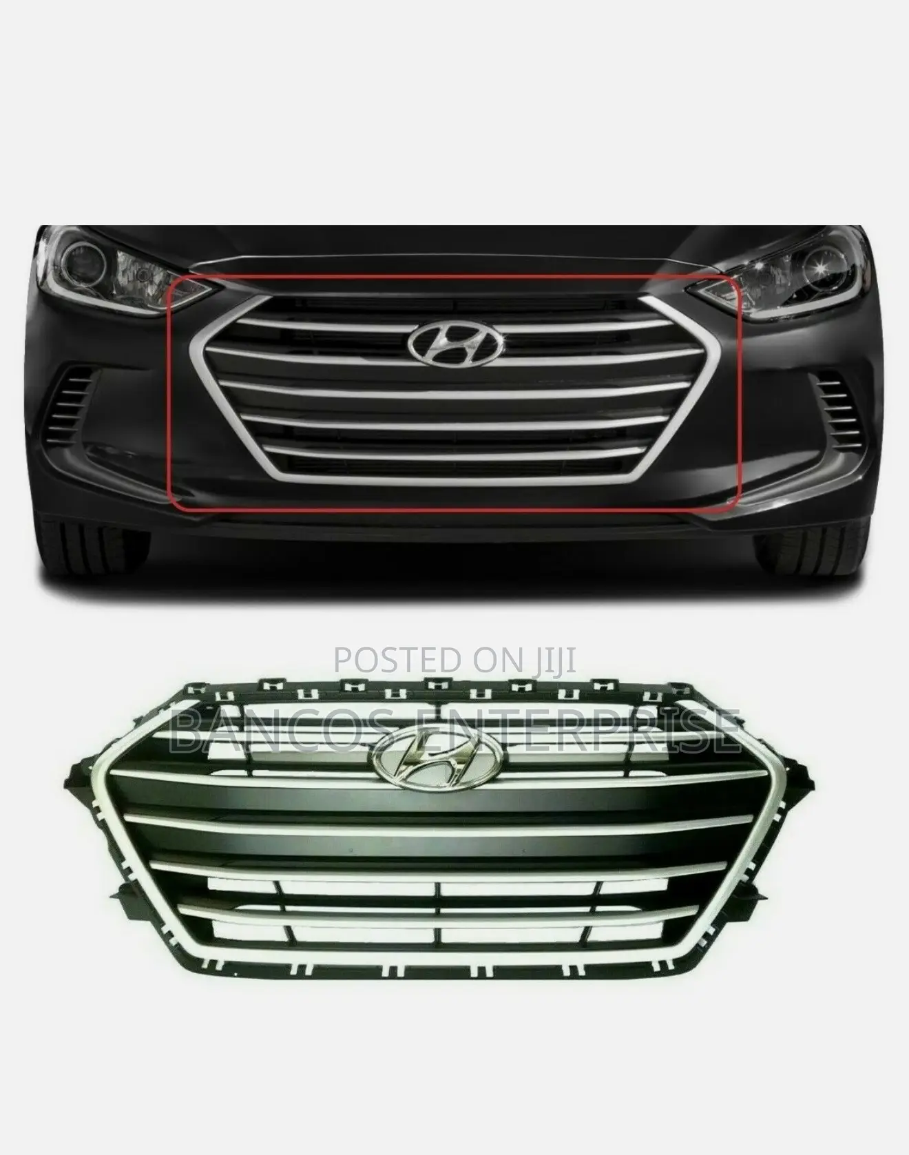 Hyundai Elantra 2017-2018 Front Grille