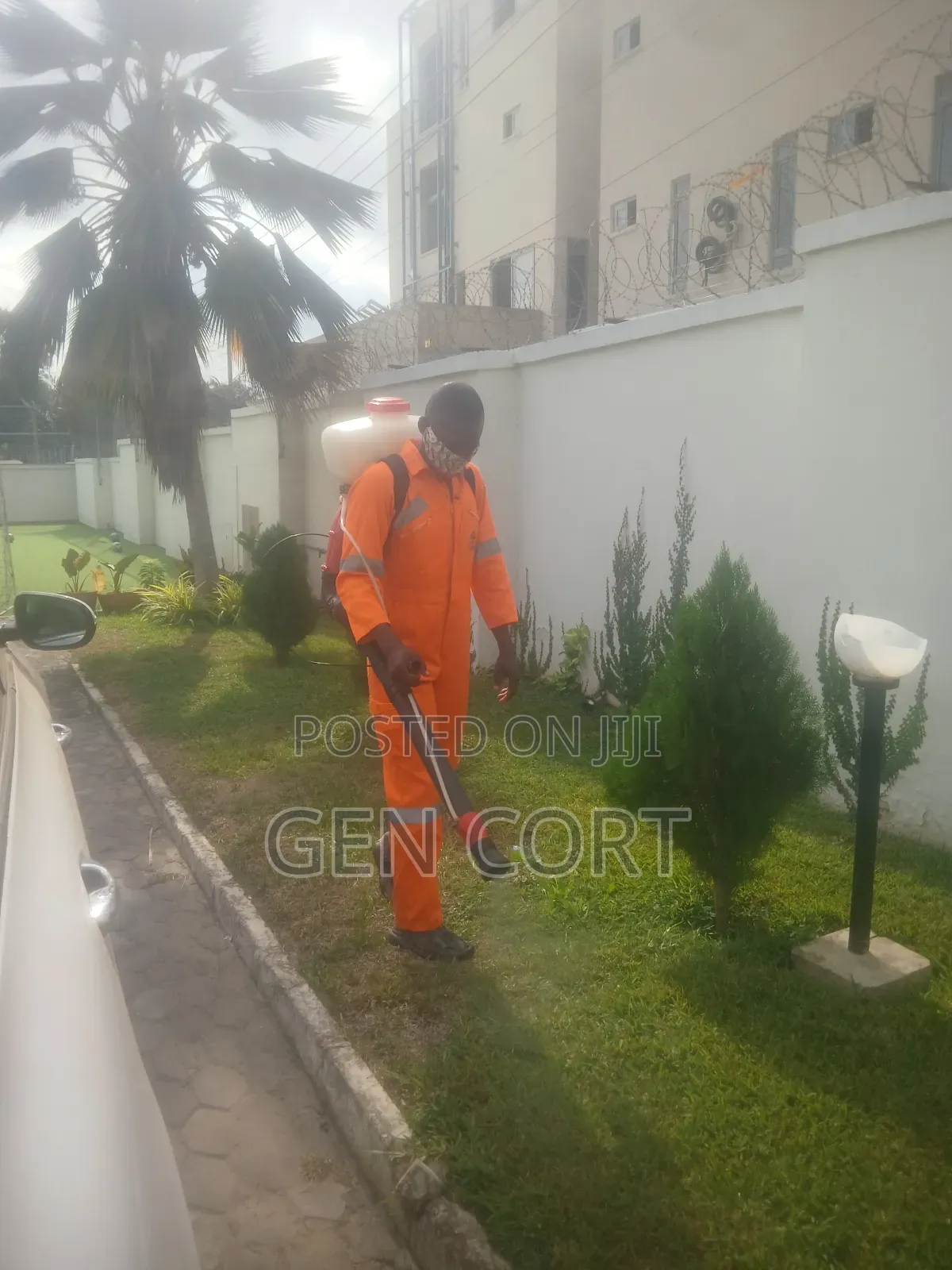 Fumigation Around Surroundings