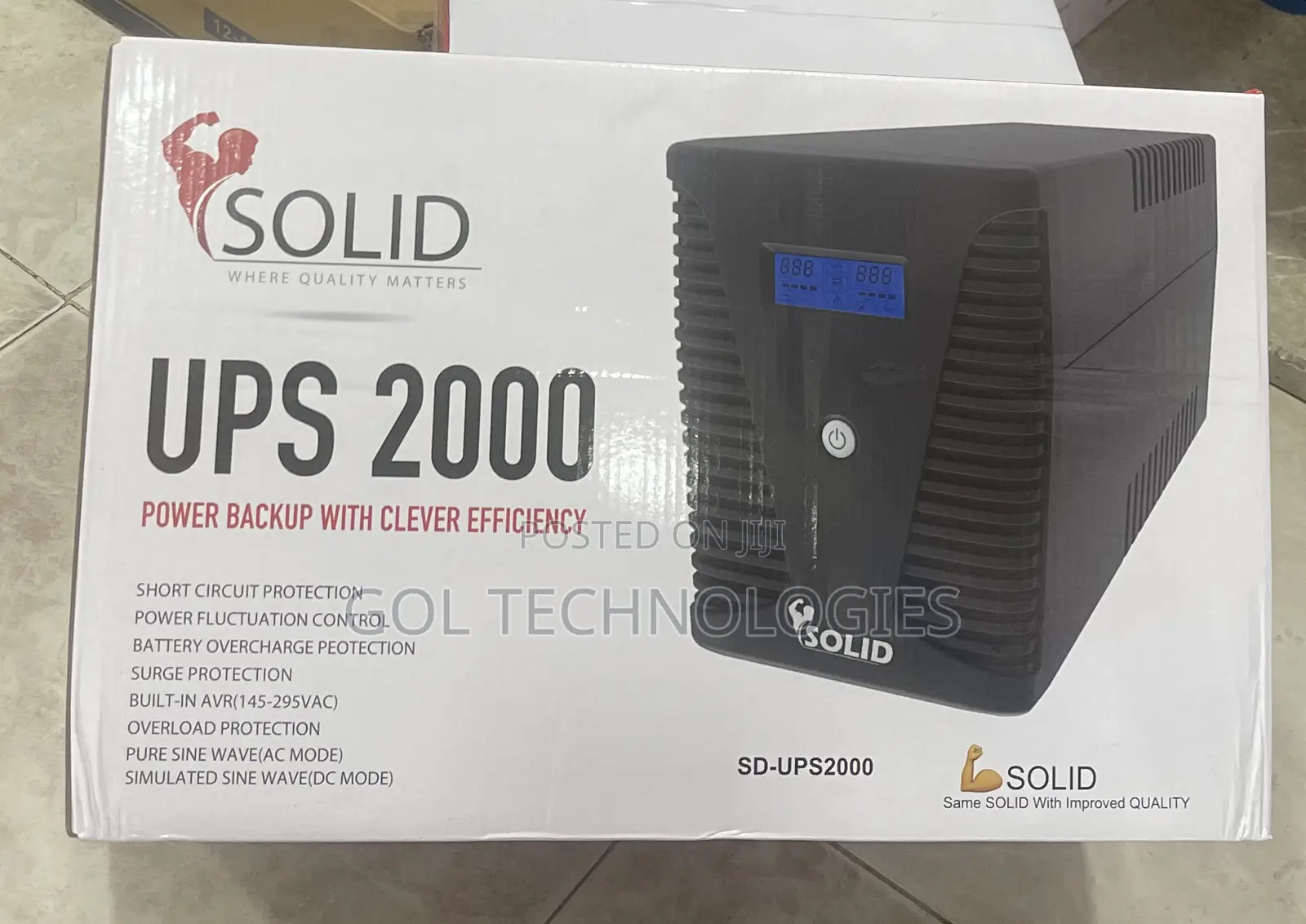 Solid Ups 2000va With Inbuilt Avr Power Supply Backup