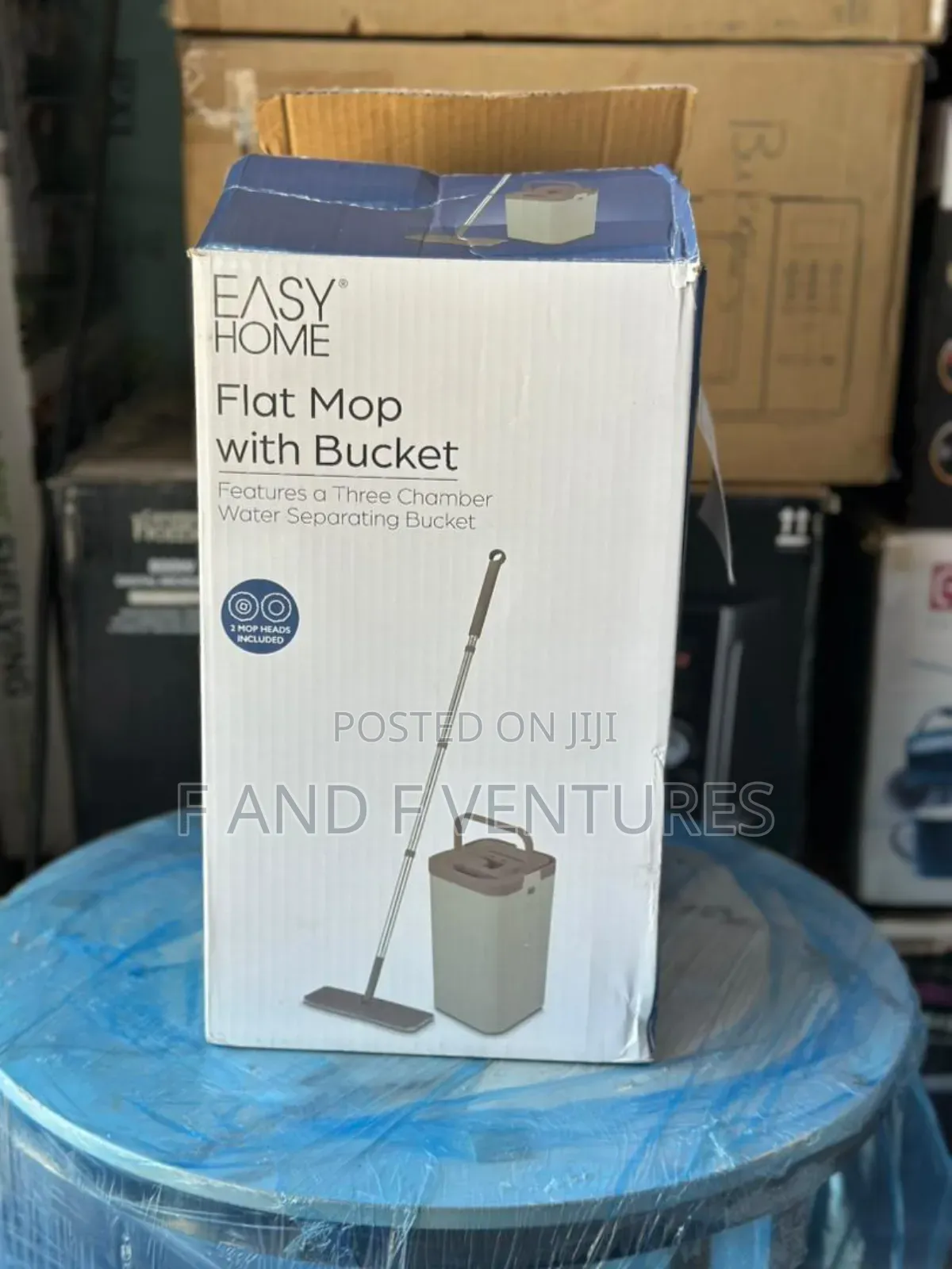 Flat Mop With Bucket - Uk