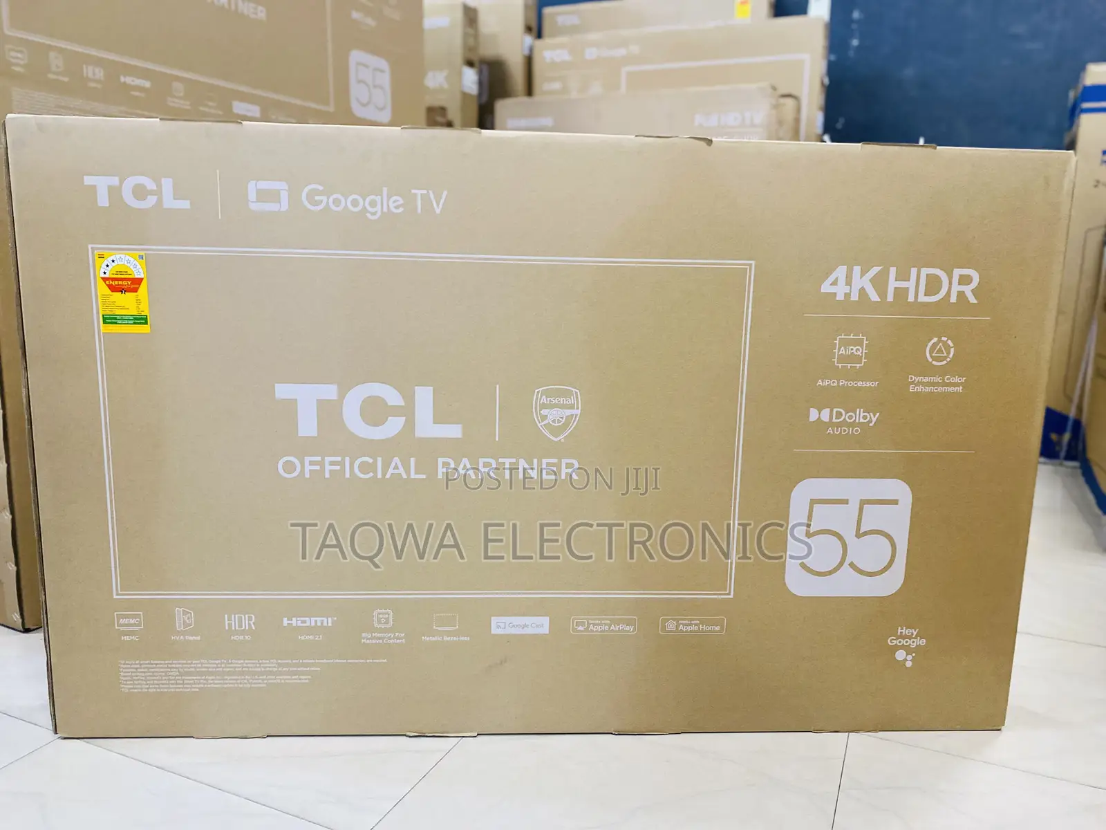 Real Google TCL Tv 55 Inch