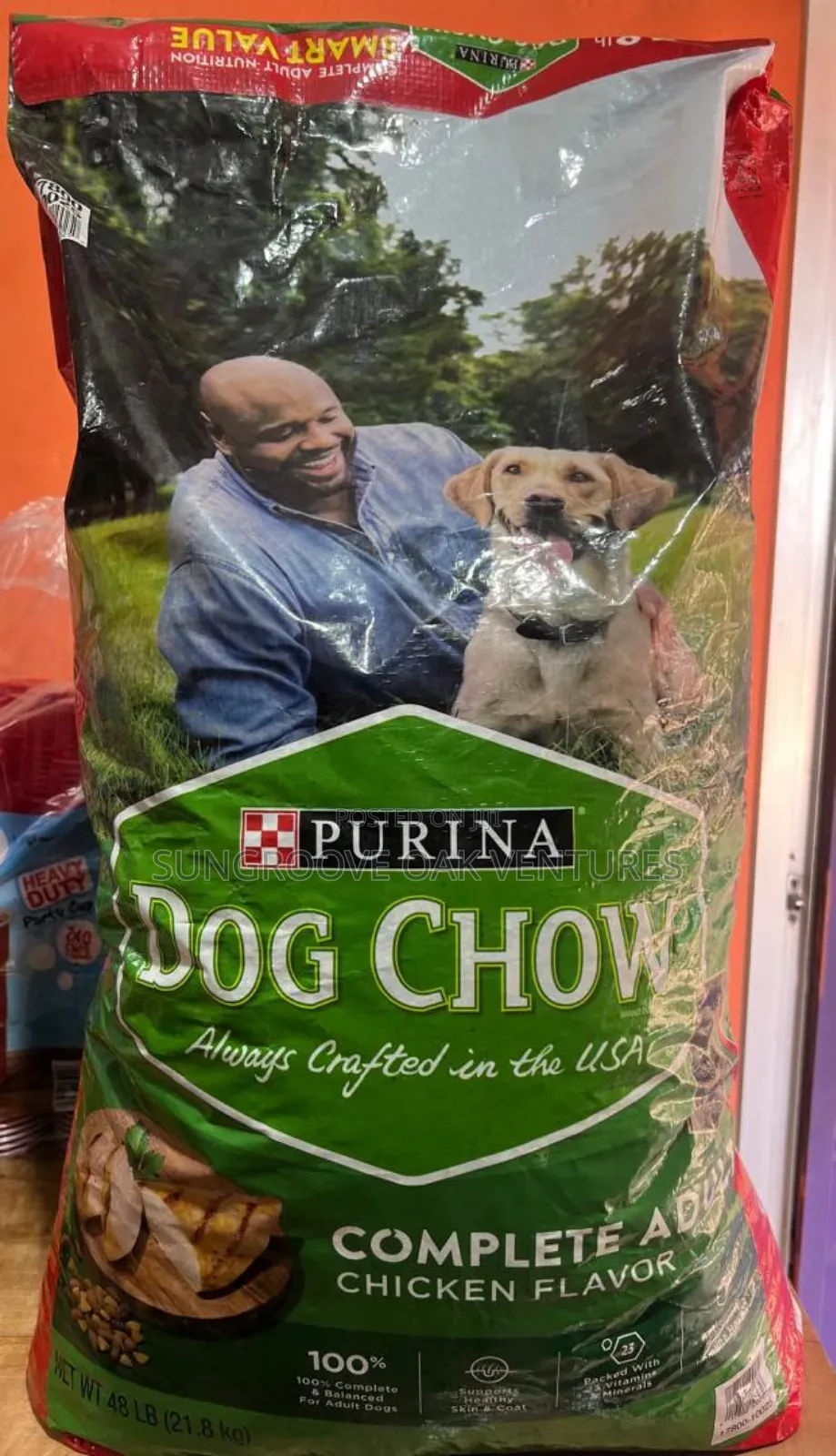 Dog Chow Purina Chicken or Beef 48lbs (21.8kg)