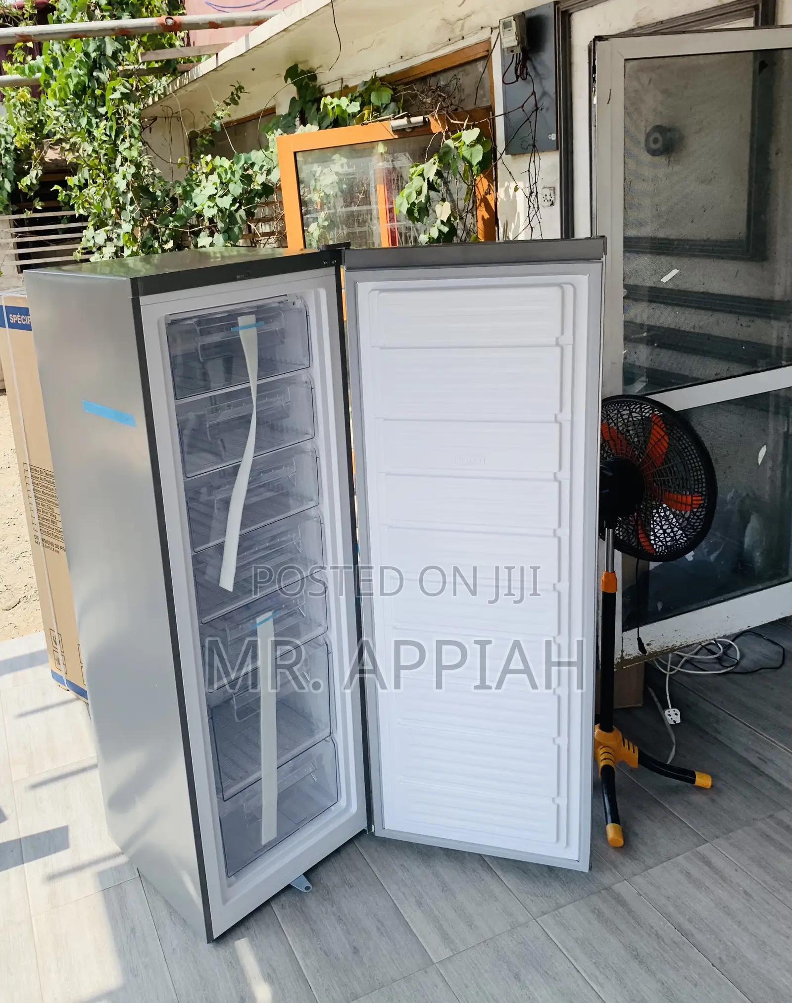 Lovely Nasco Single Door Upright Standing Freezer(Gray)242liters