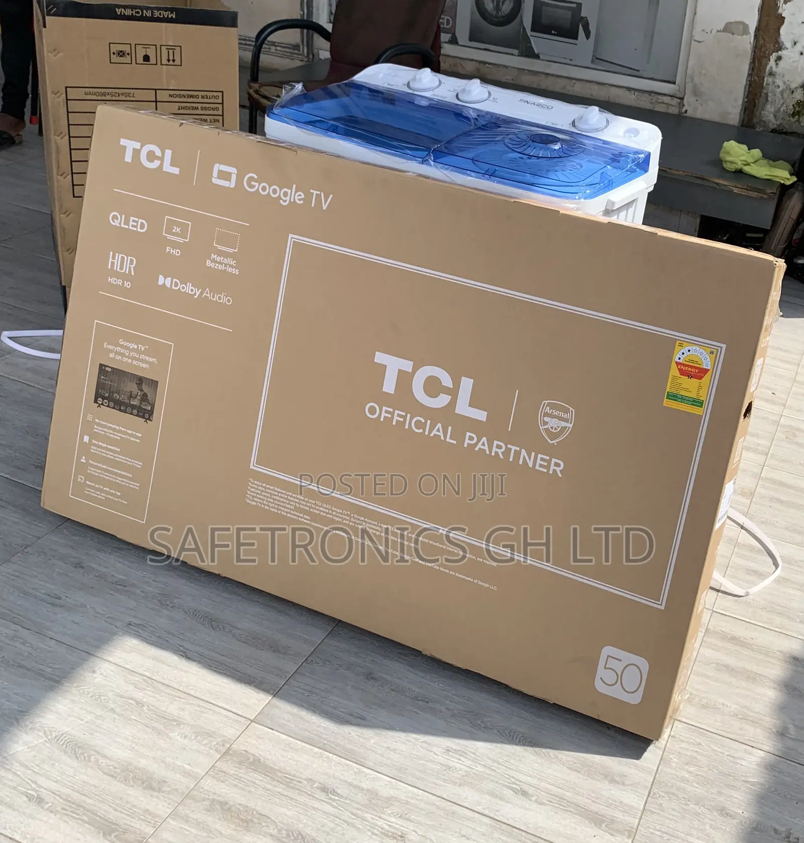 Long Lasting TCL 50 Inch 50s5k Led Android Frameless Tv
