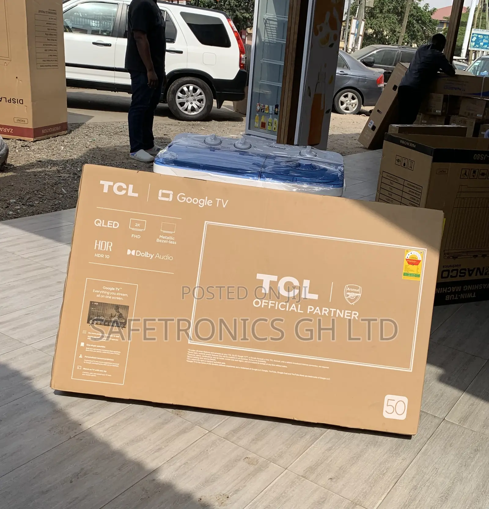 TCL Slim Design 50 Inch Android 50s5k Qled Frameless Tv