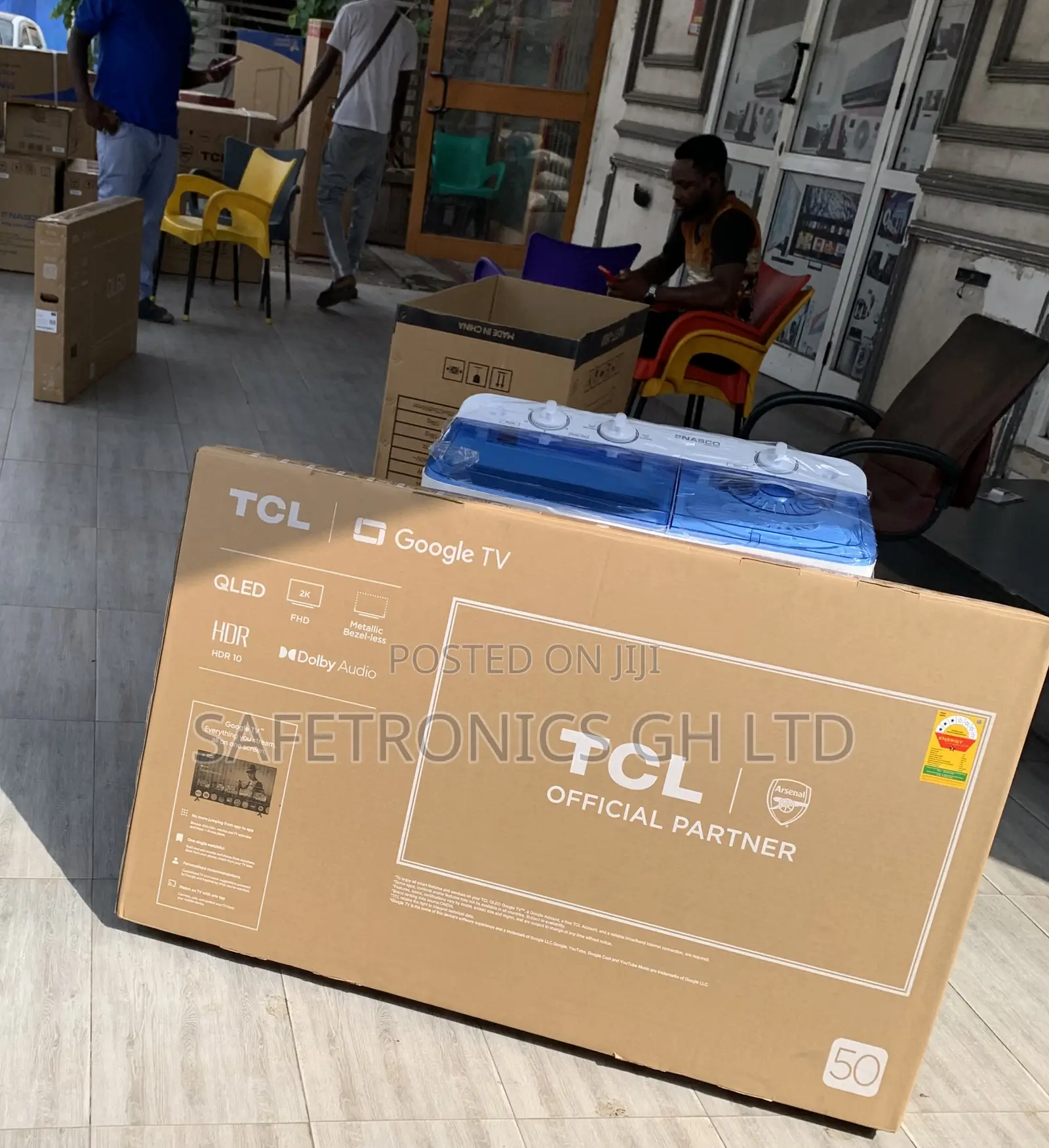 Get Super Sleek 50s5k Android TCL 50 Inch Frameless Qled Tv